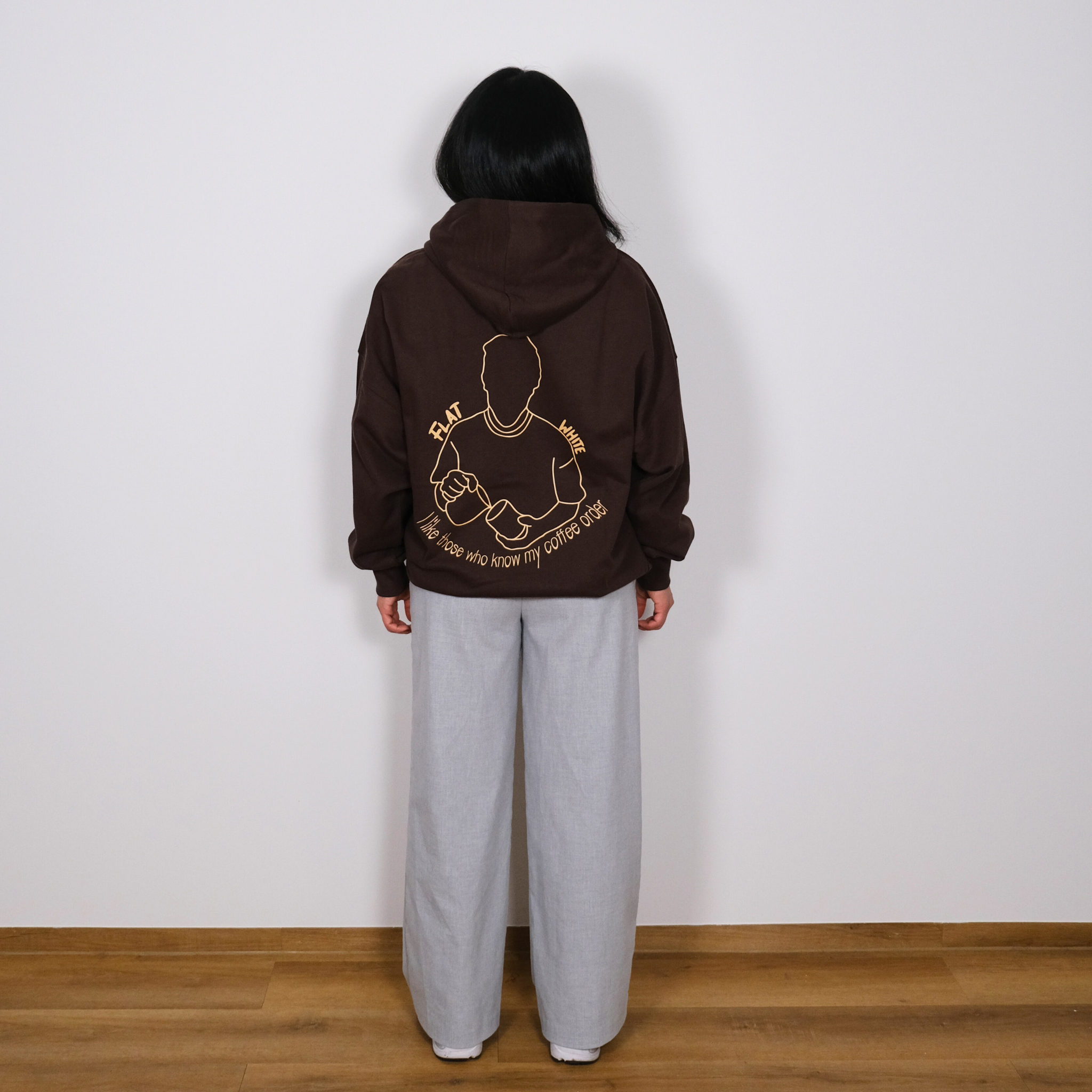 Unisex Oversize Hoodie "Flat White"