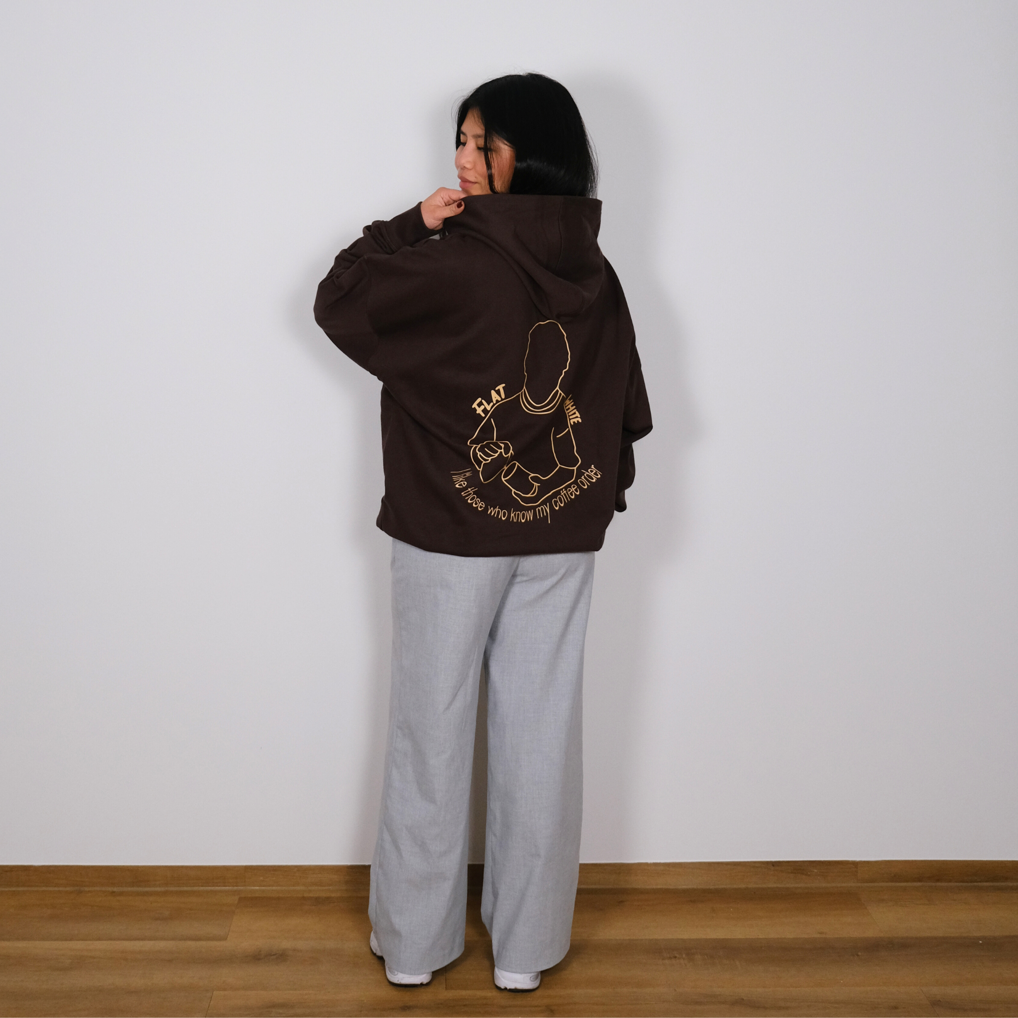 Unisex Oversize Hoodie "Flat White"