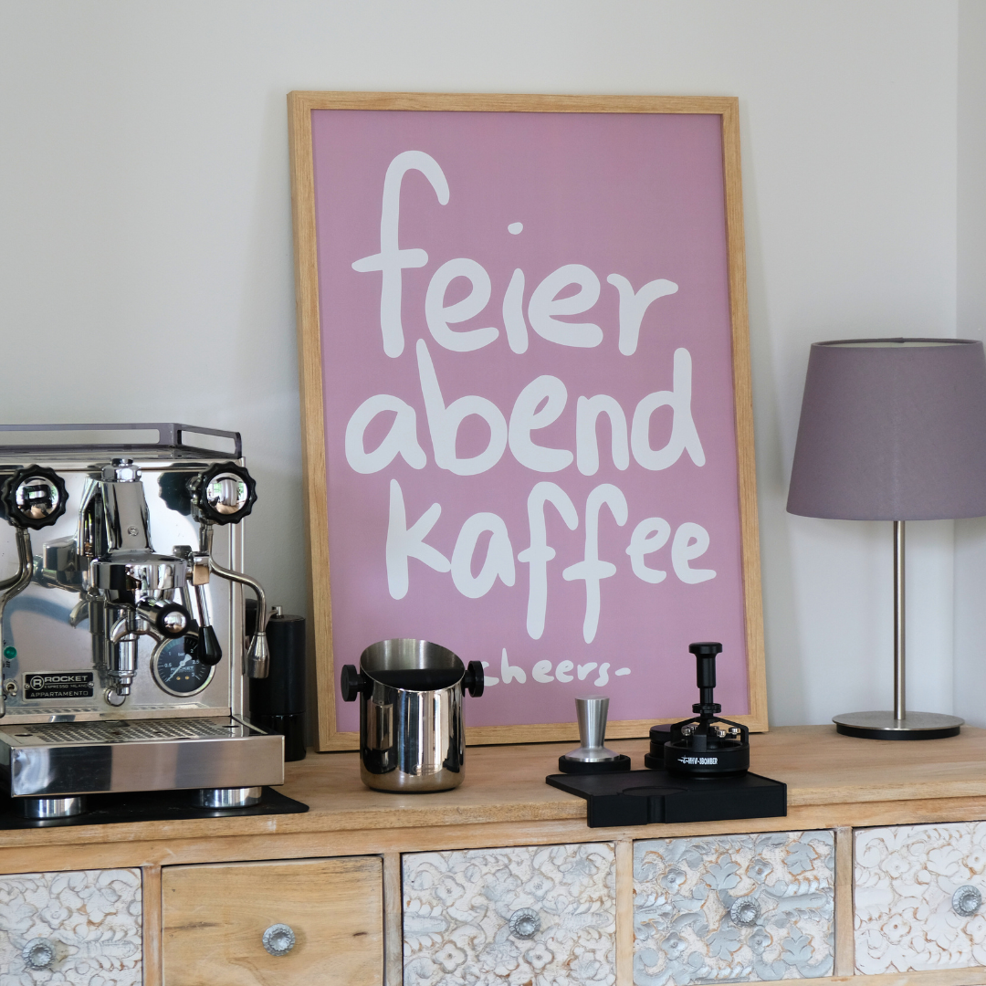 Poster "Feierabendkaffee"