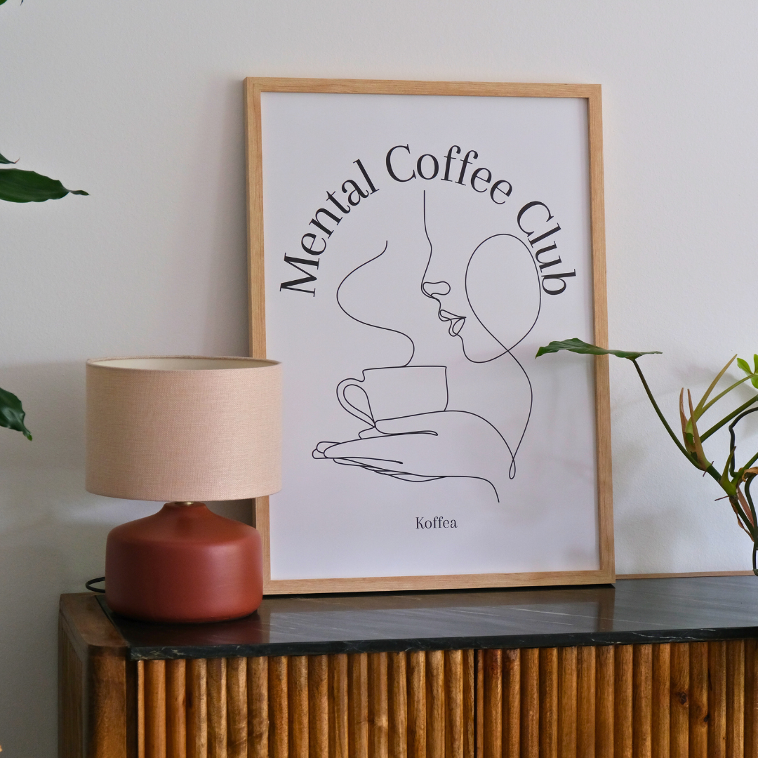 Poster "Mental Coffee Club"