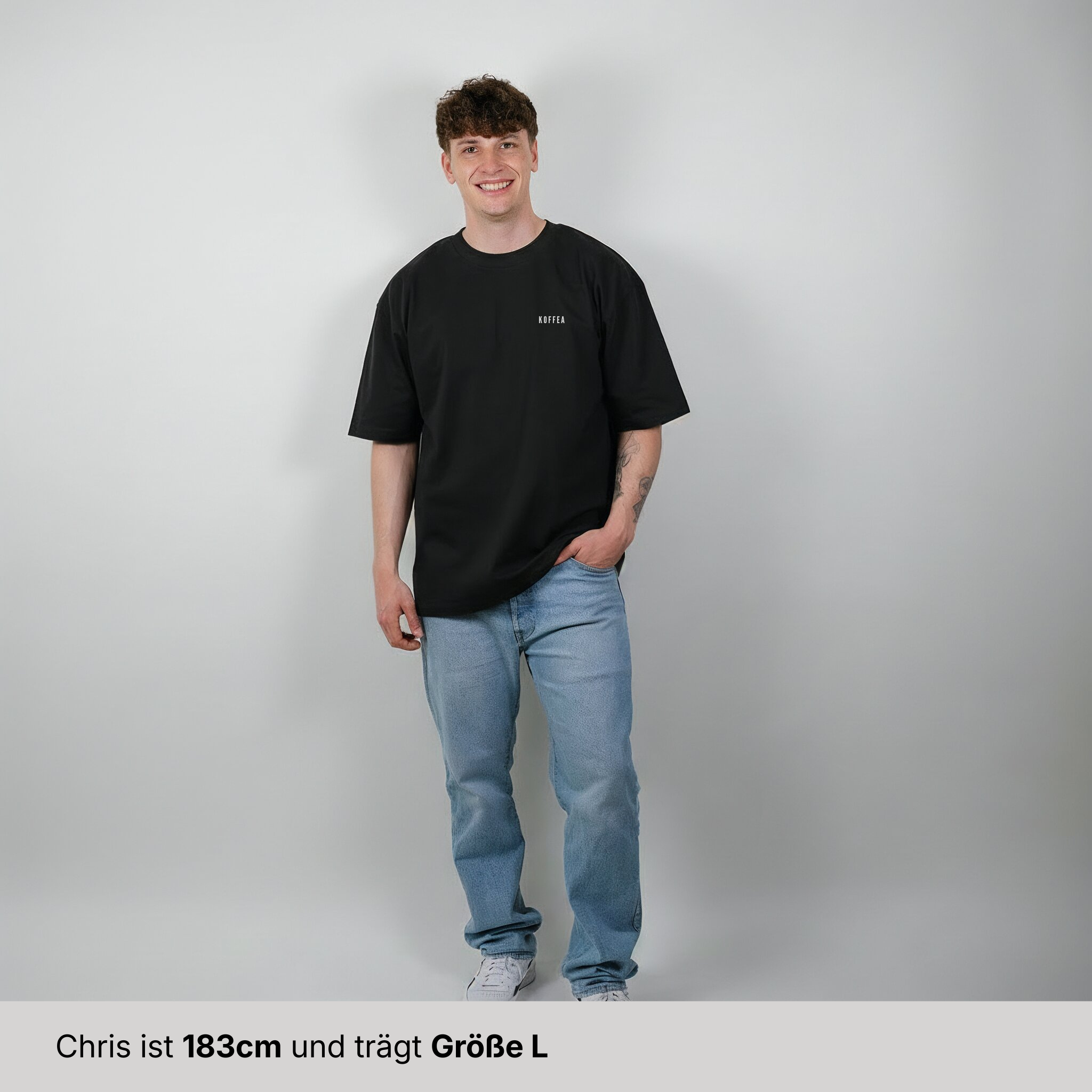 Oversize Shirt "Just Had Coffee"