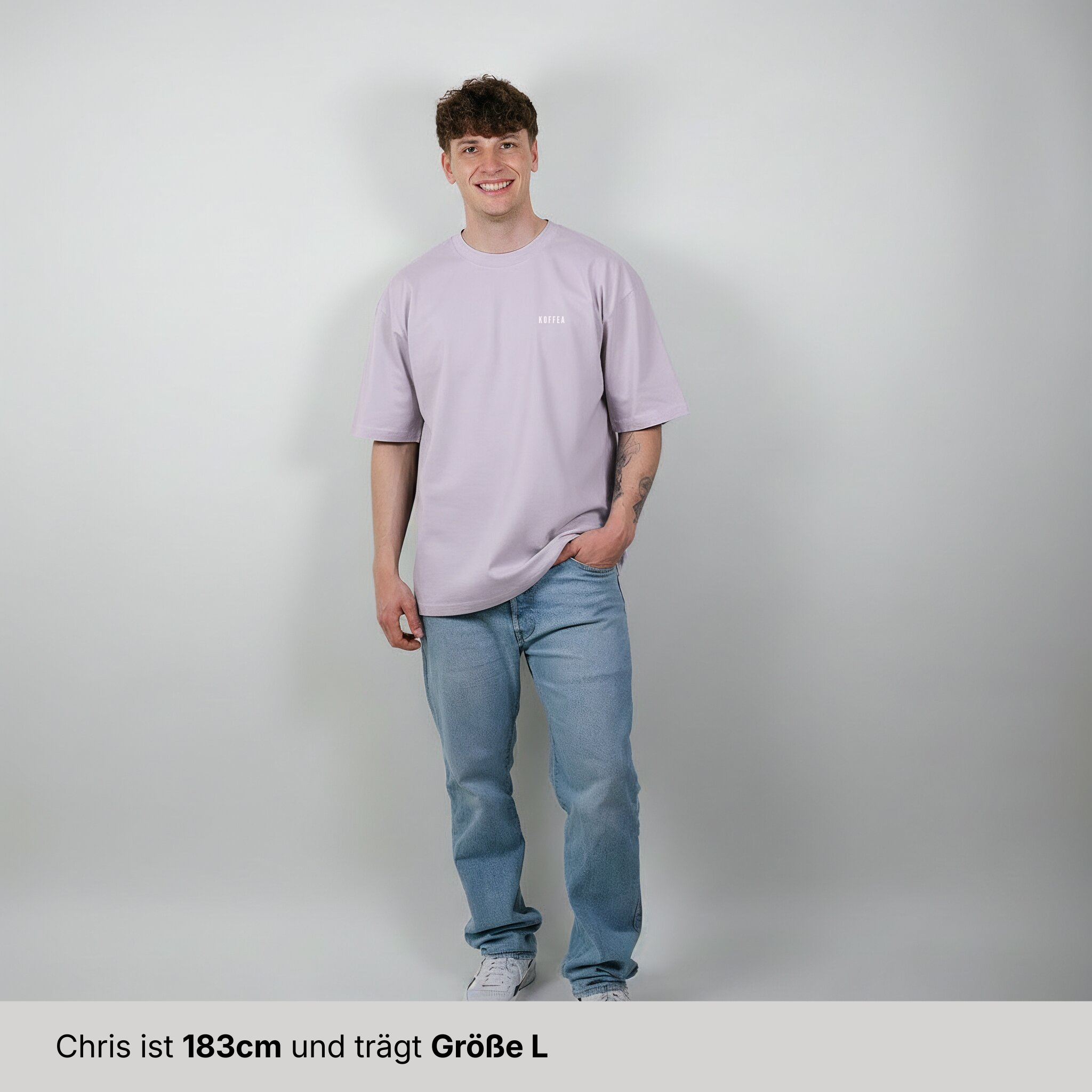 Oversize Shirt "Coffee & Chaos"