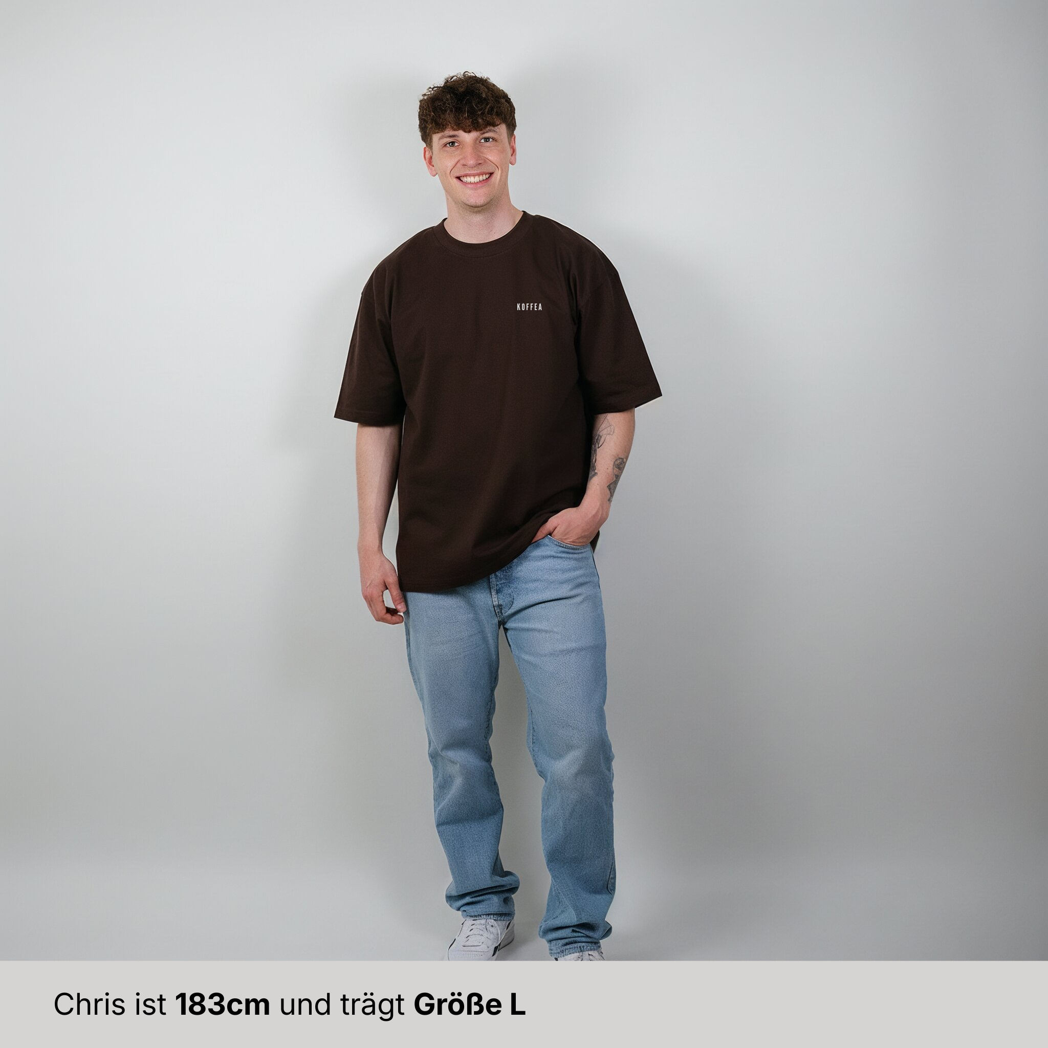 Oversize Shirt "I Wanted Coffee"