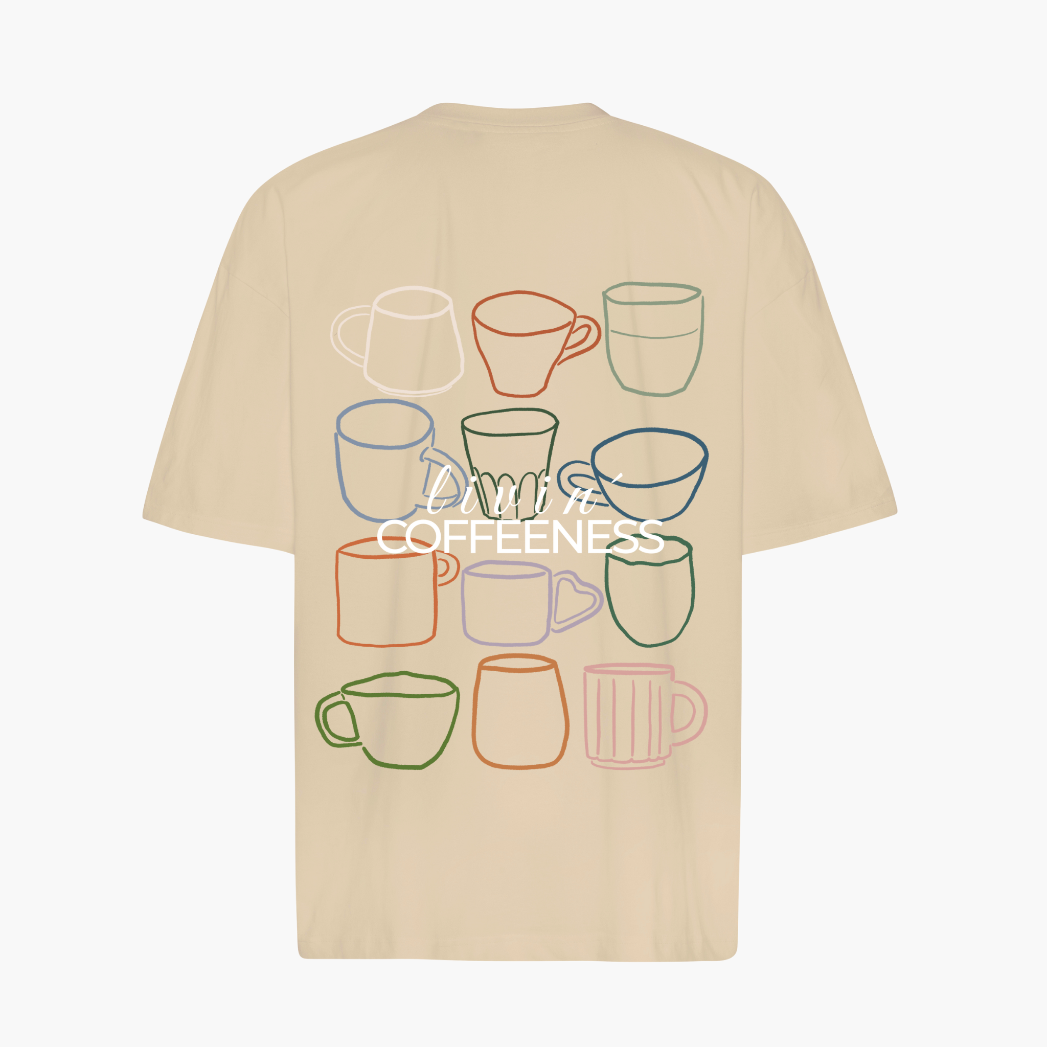 Einzelpiece - Oversize Shirt - "Livin Coffeeness"