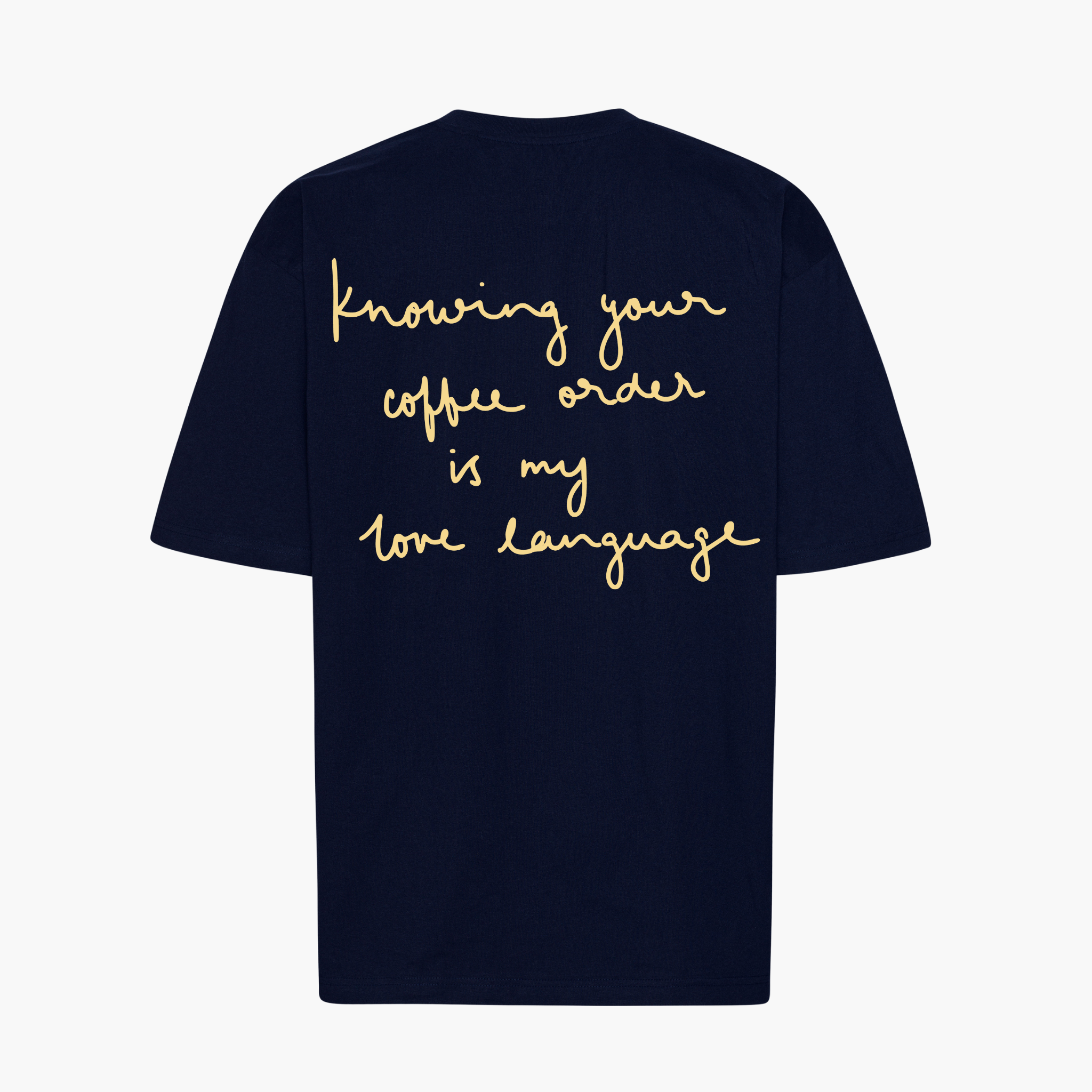 Oversize Shirt "Coffee Order"