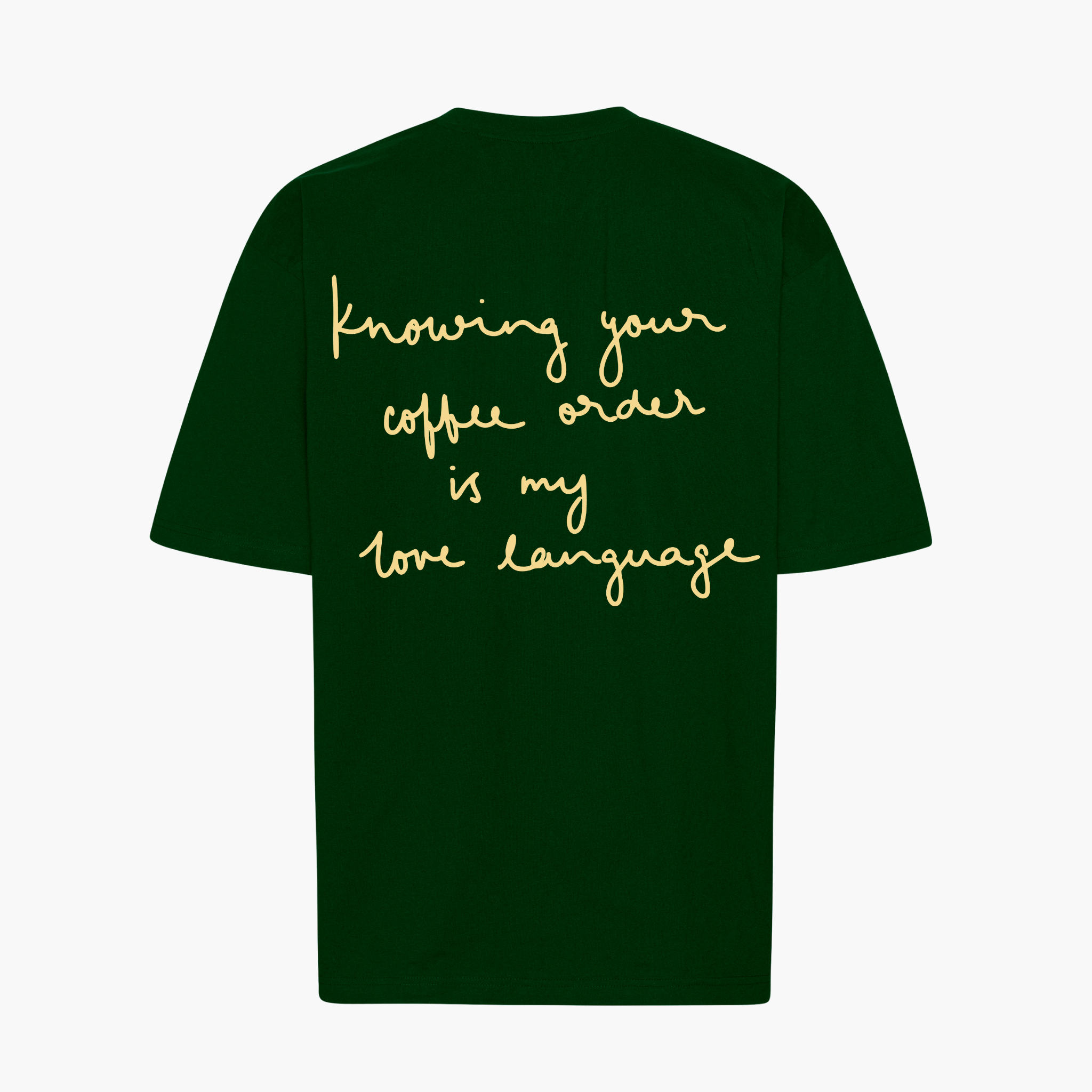 Oversize Shirt "Coffee Order"