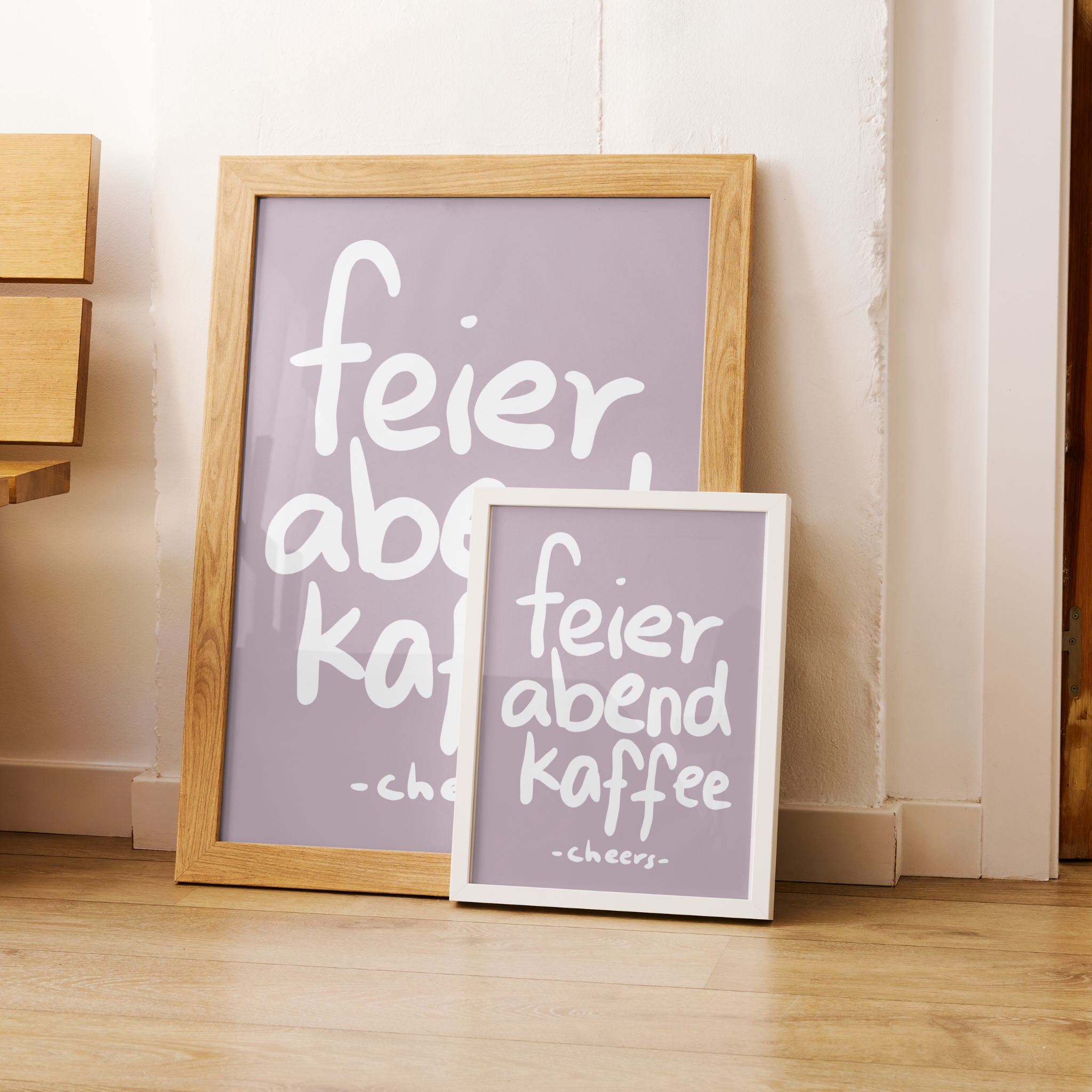 Poster "Feierabendkaffee"