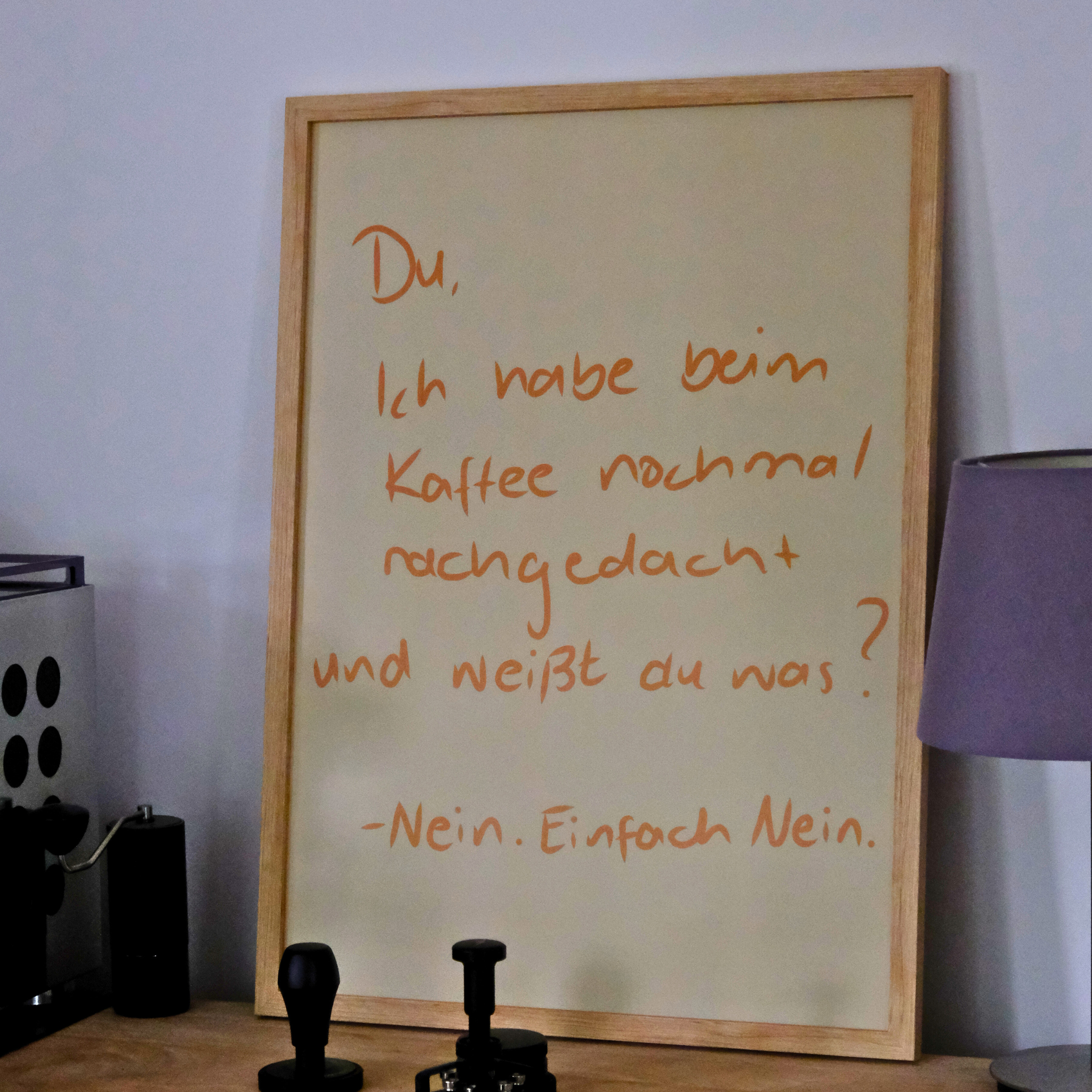 Poster "Nein. Einfach Nein."