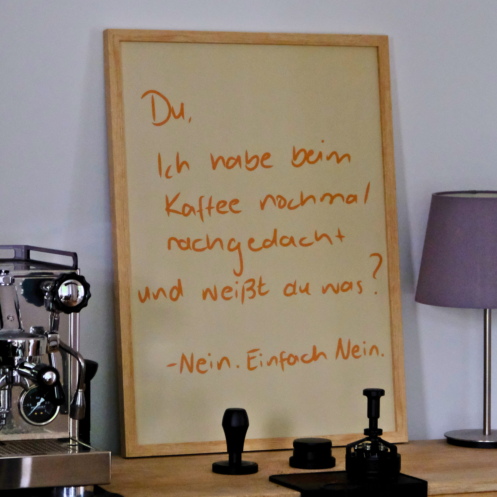 Poster "Nein. Einfach Nein."