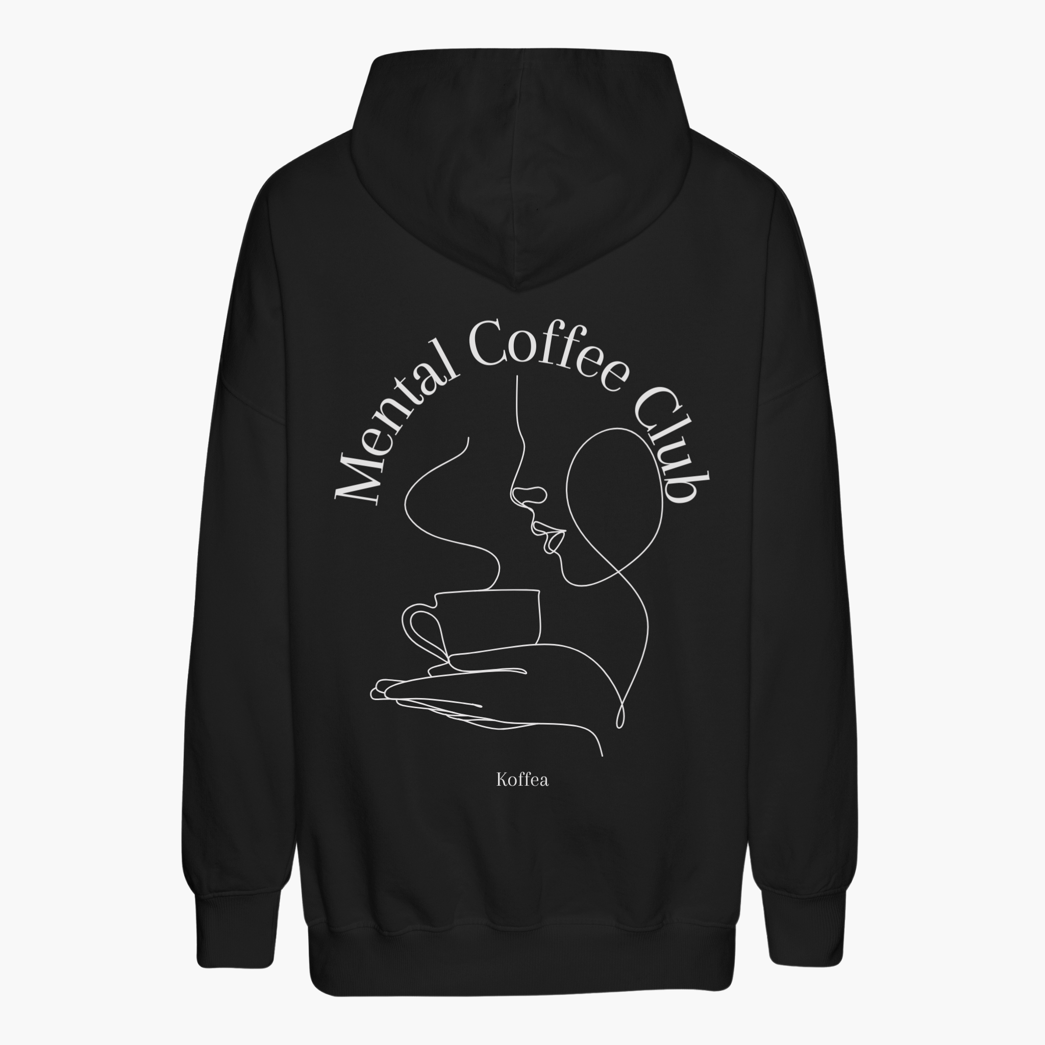 Unisex Oversize Hoodie "Mental Coffee Club"