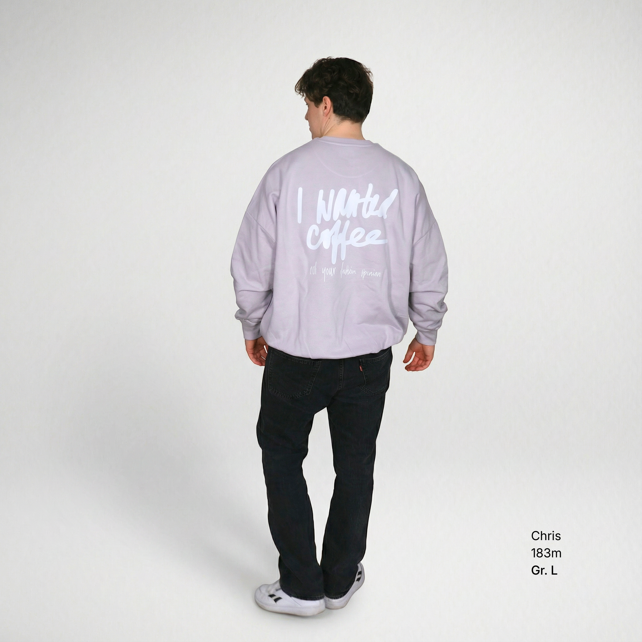 Unisex Oversize Sweatshirt "I Wanted Coffee (new version)"