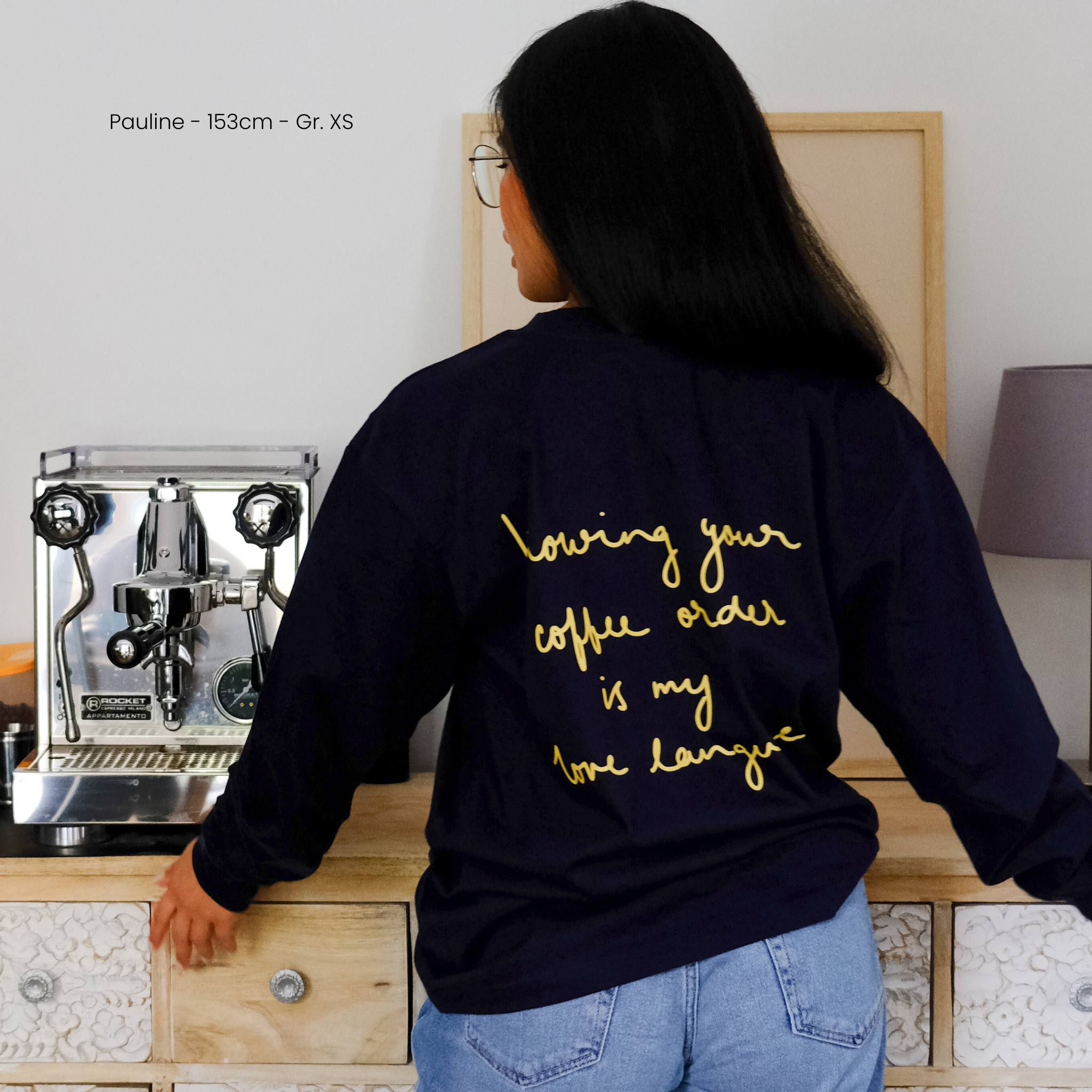 Unisex Oversize Longsleeve "coffee order"