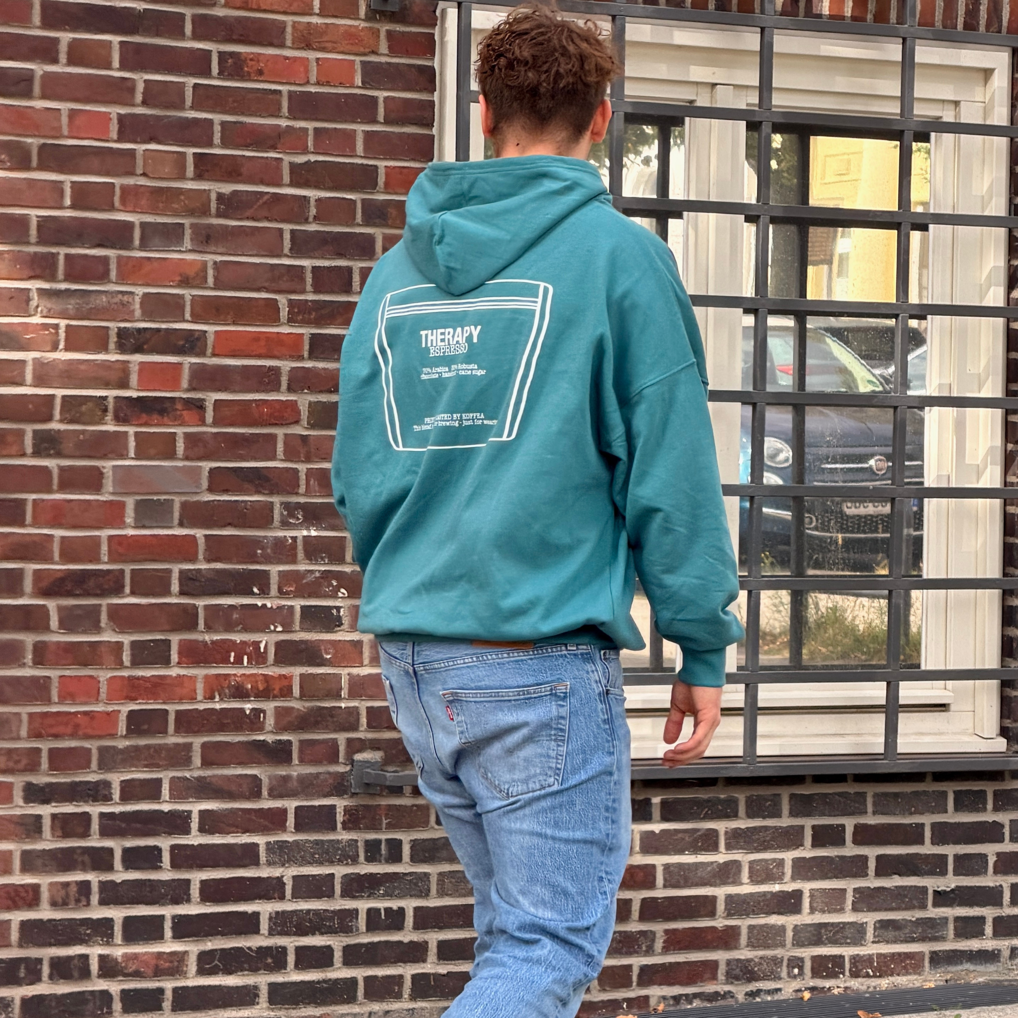 Oversize Hoodie "Therapy Espresso"