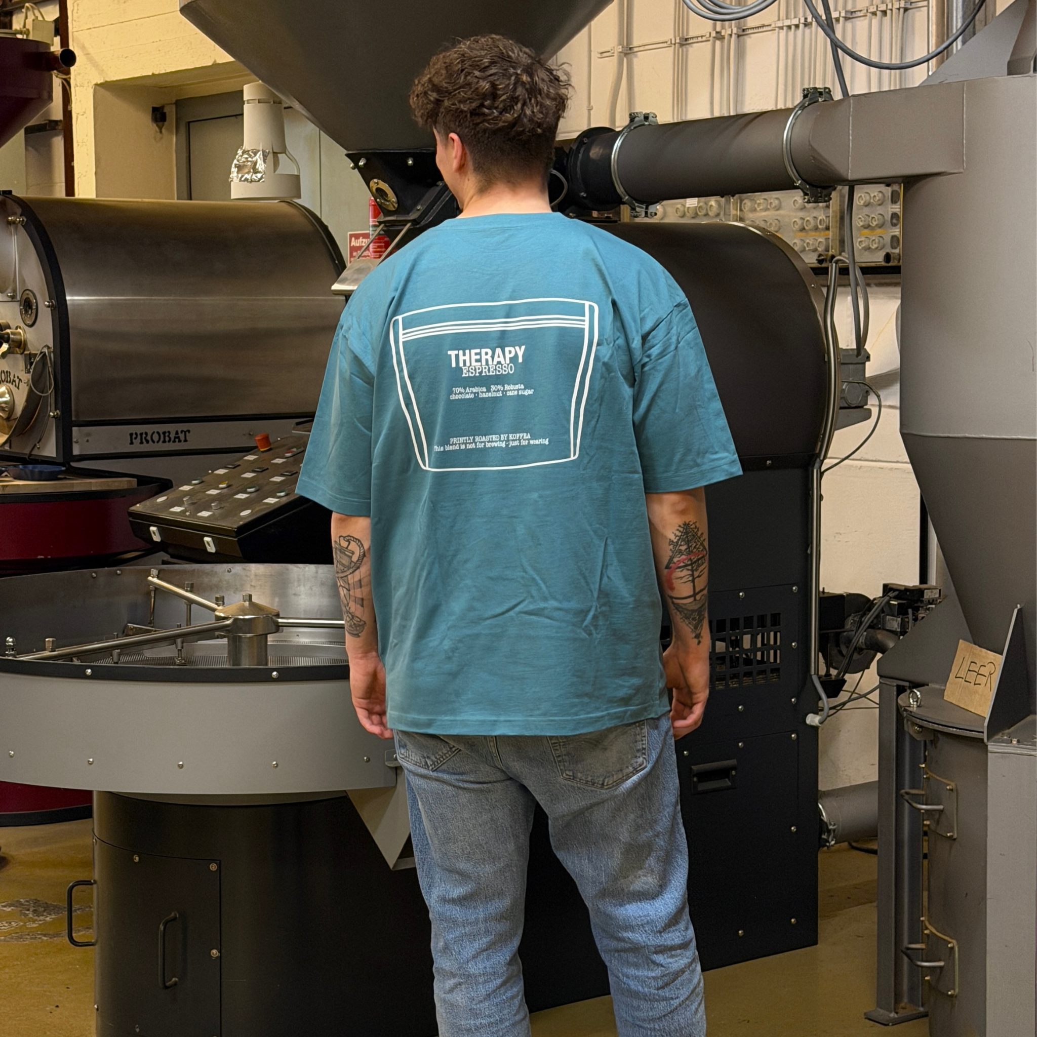 Oversize Shirt "Therapy Espresso"