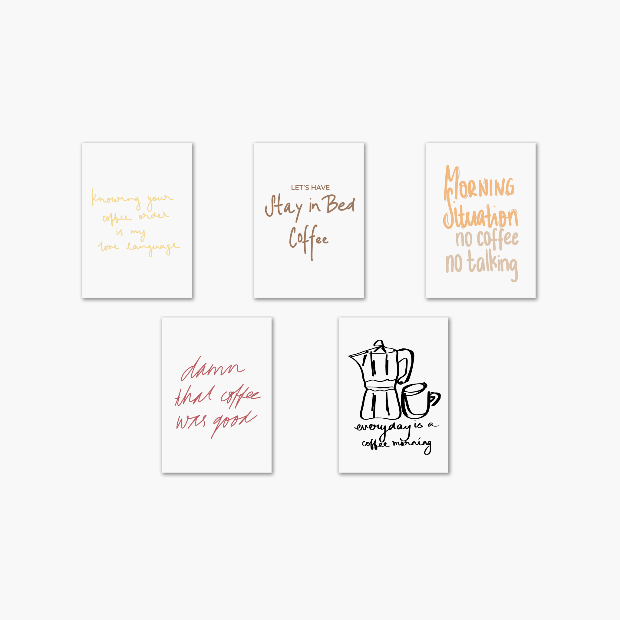 Postkarten-Bundle (5 Stück, je 1x)