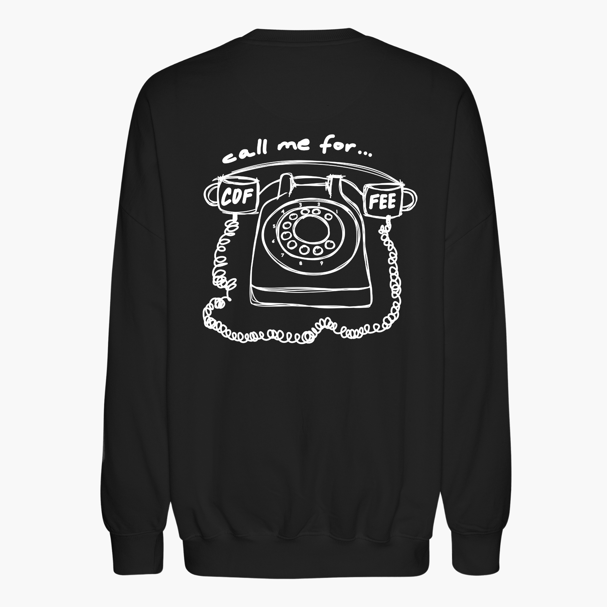 Oversize Sweatshirt "Coffee Call"