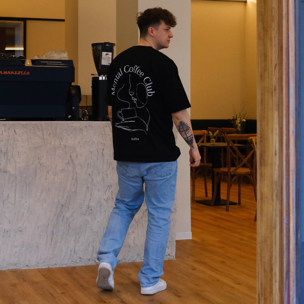 Oversize Shirt "Mental Coffee Club"