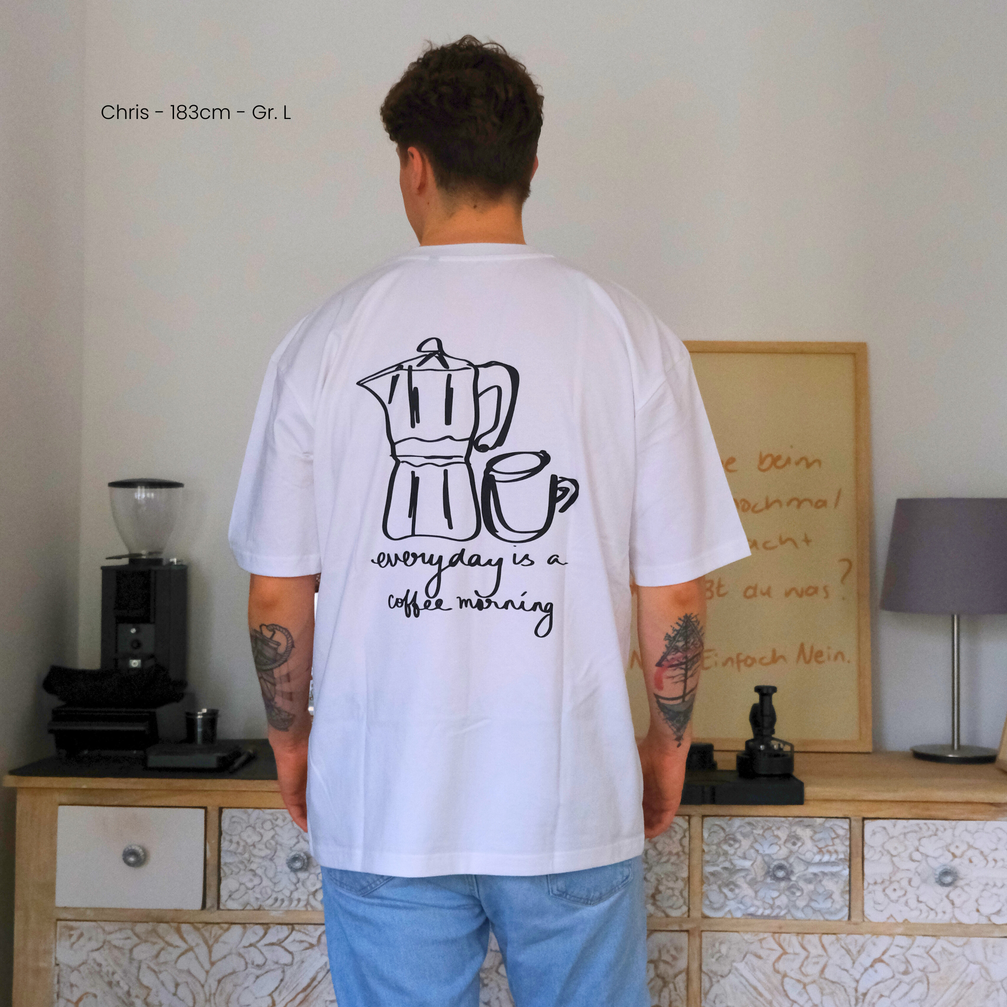 Unisex Oversize Shirt "COFFEE MORNING"