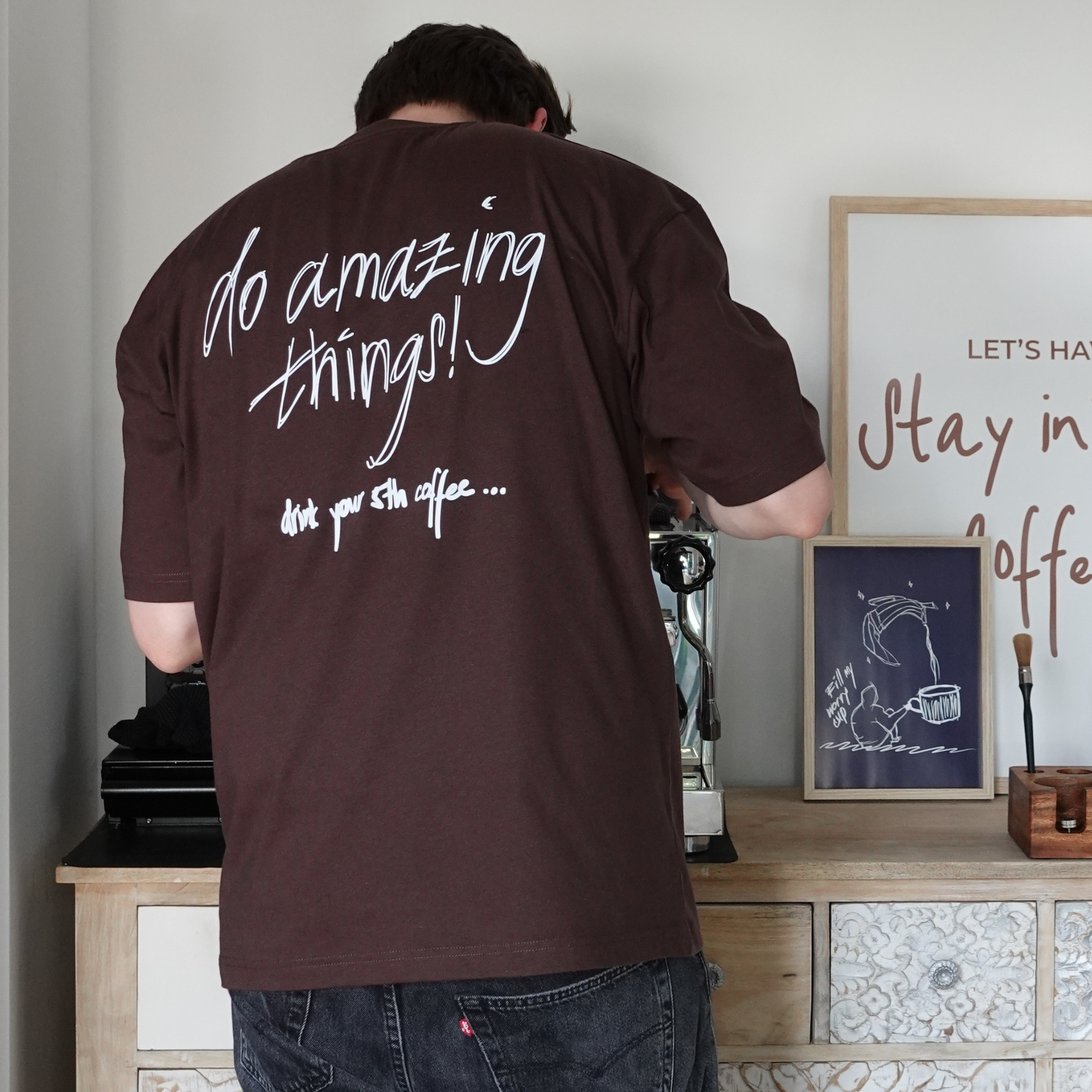 Oversize Shirt "5th Coffee"