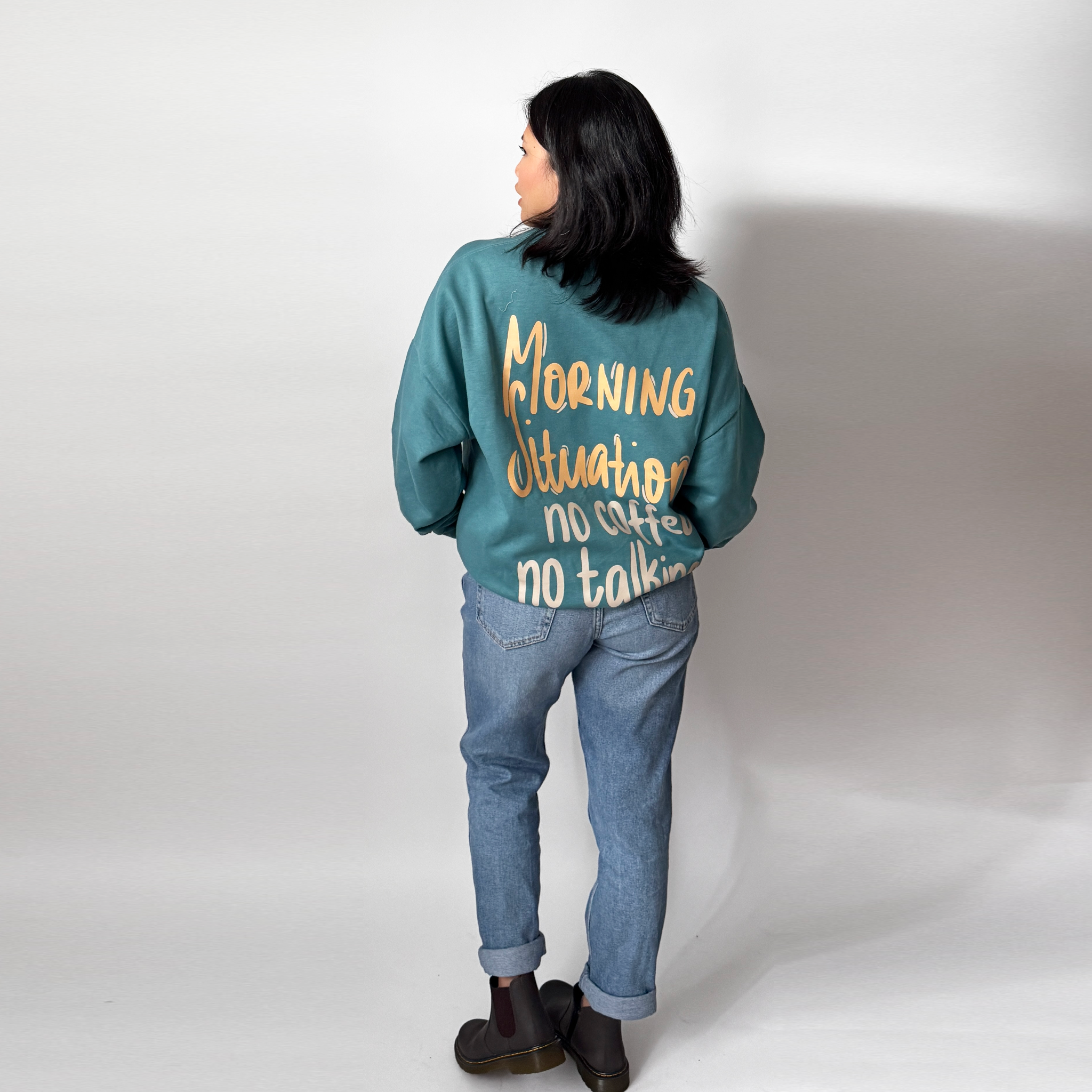 Unisex Oversize Sweatshirt "Morning Situation"
