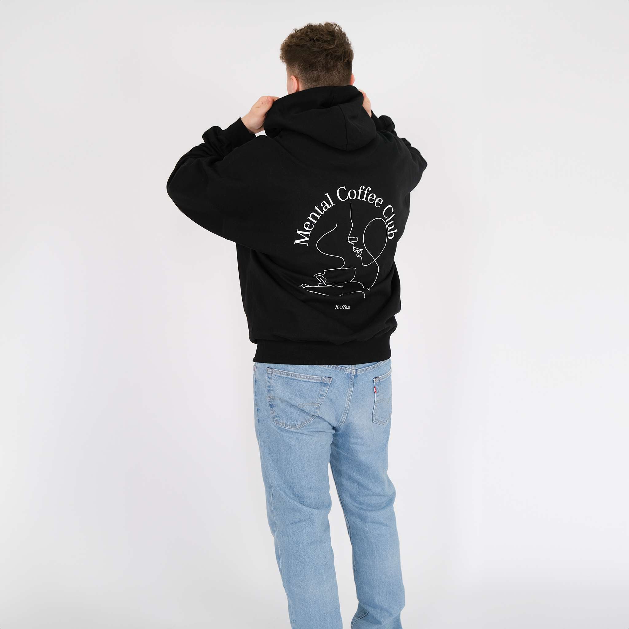 Unisex Oversize Hoodie "MENTAL COFFEE CLUB"