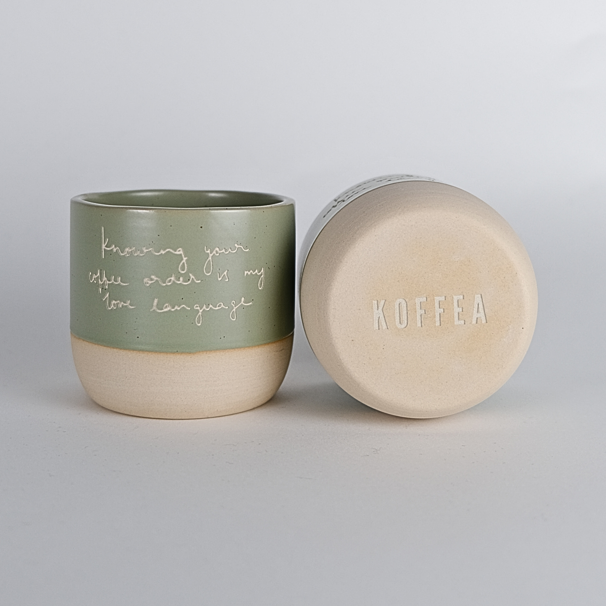 Keramiktasse "Coffee Order" - Vorbestellerware