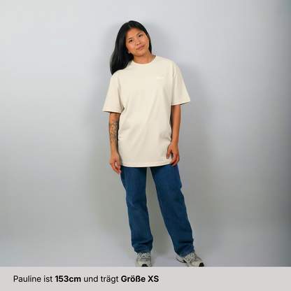 Einzelpiece - Oversize Shirt - "Coffee Letter" Raw
