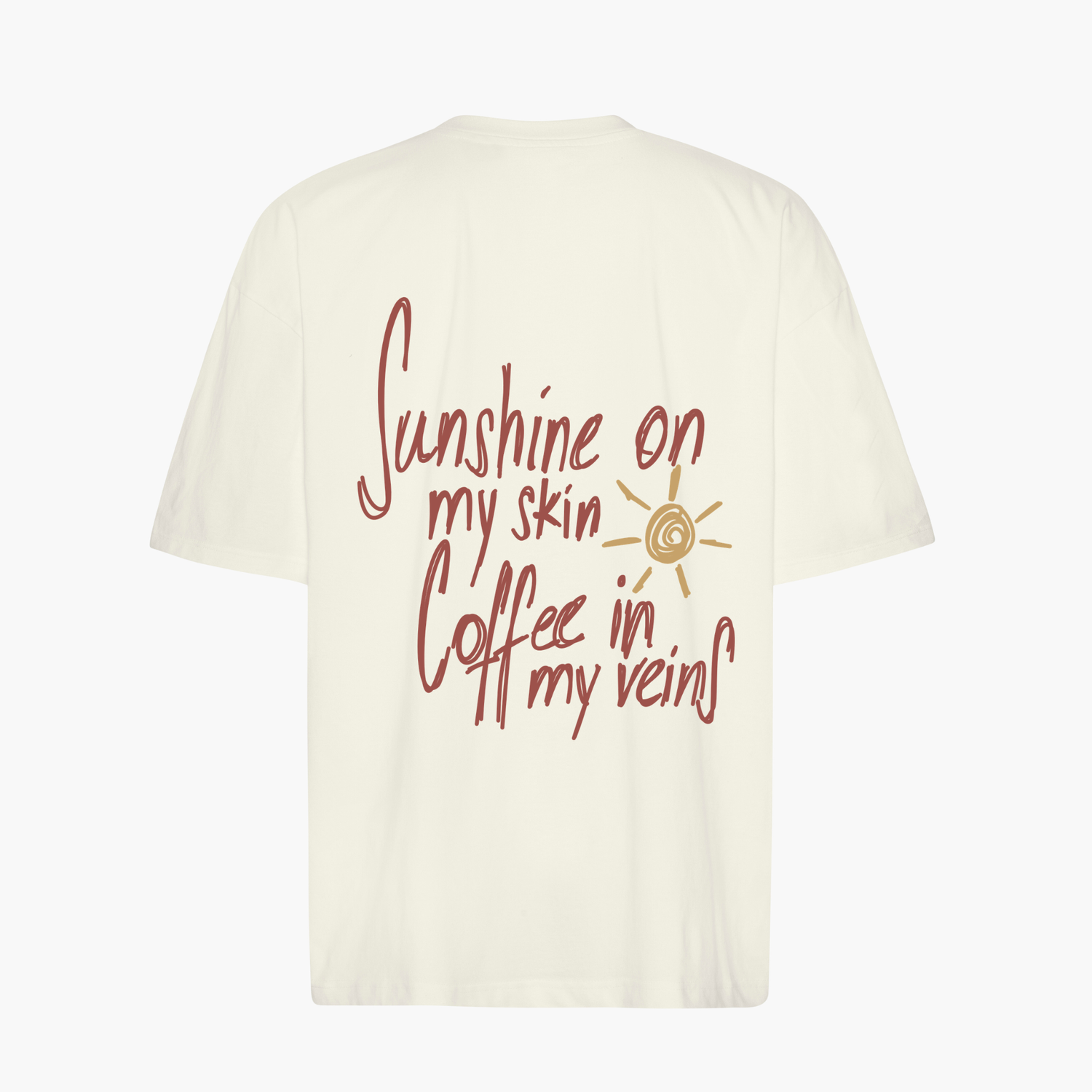 Oversize Shirt "Sunshine Coffee"
