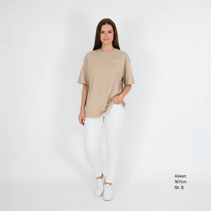 Unisex Oversize Shirt "Kaffee Trinken"