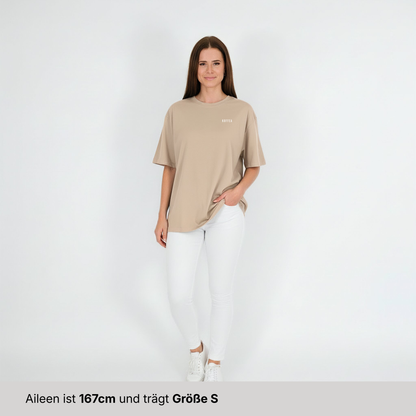 Einzelpiece - Oversize Shirt - "Kaffee Trinken"