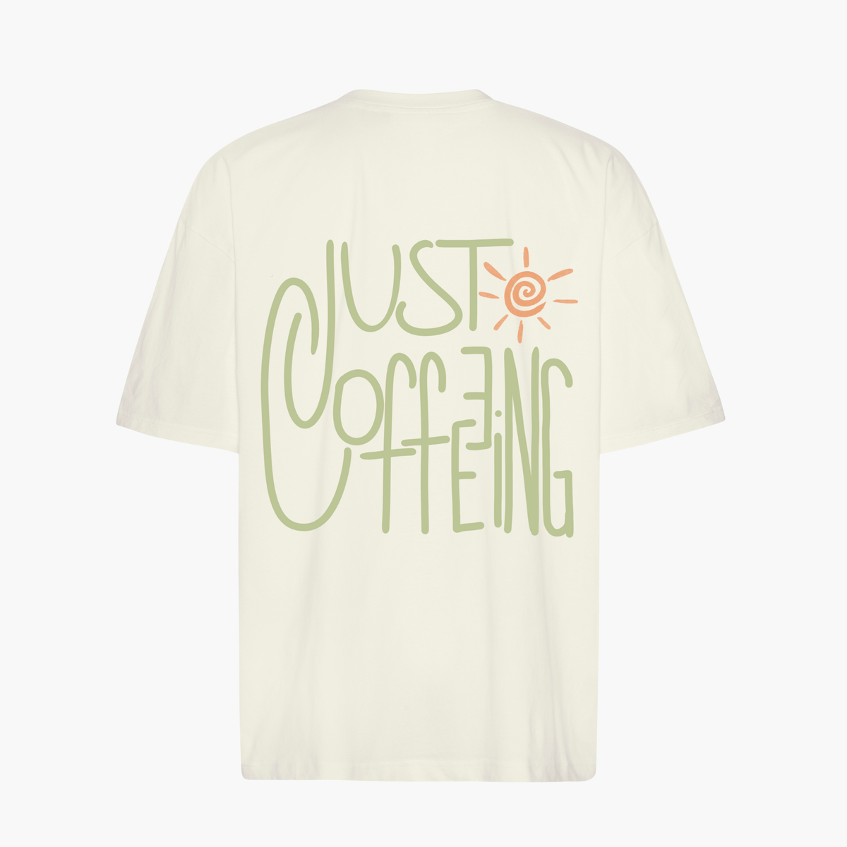 Einzelpiece - Oversize Shirt - "Just Coffeeing" Raw