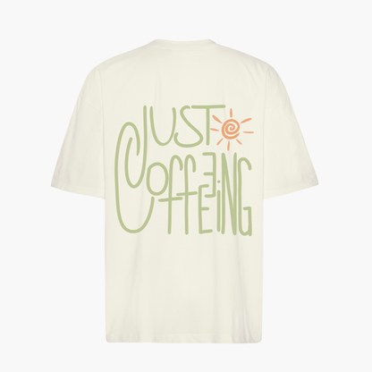 Einzelpiece - Oversize Shirt - "Just Coffeeing" Raw