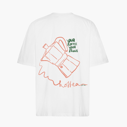 Einzelpiece - Oversize Shirt - "YCYR" White