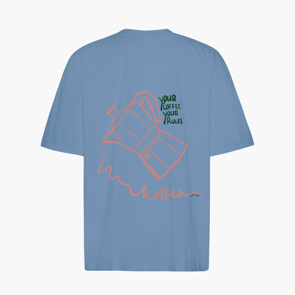 Einzelpiece - Oversize Shirt - "YCYR" Dusty Indigo