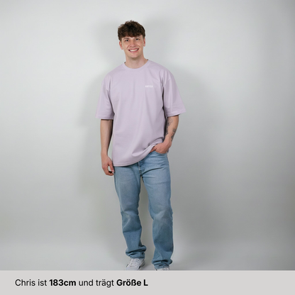 Einzelpiece - Oversize Shirt - "Feierabendkaffee" Dusty Purple