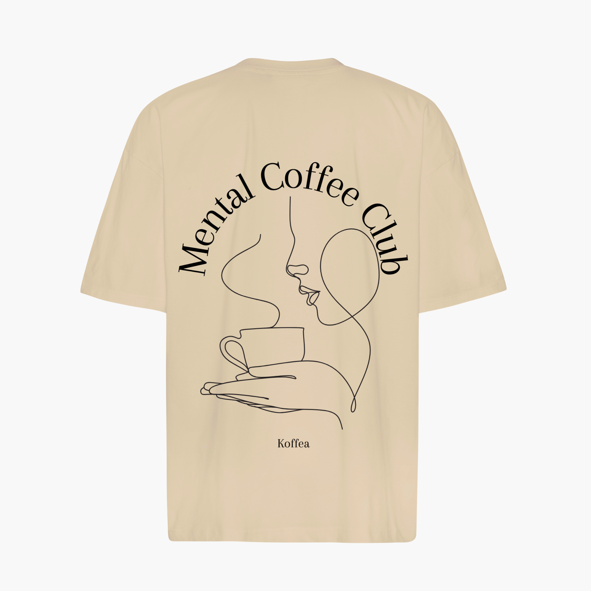 Oversize Shirt "Mental Coffee Club"