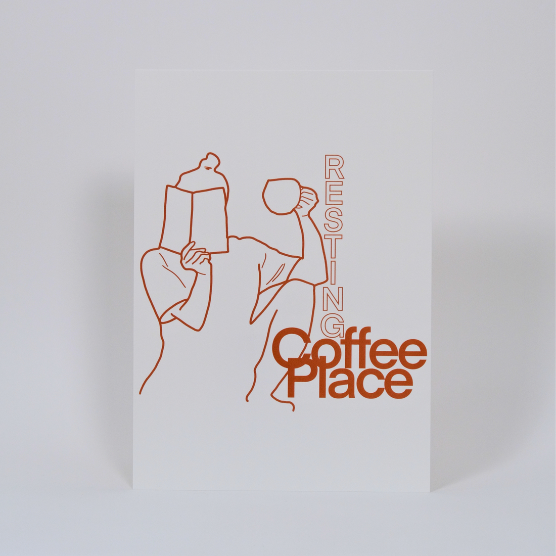 RESTING COFFEE PLACE - Poster