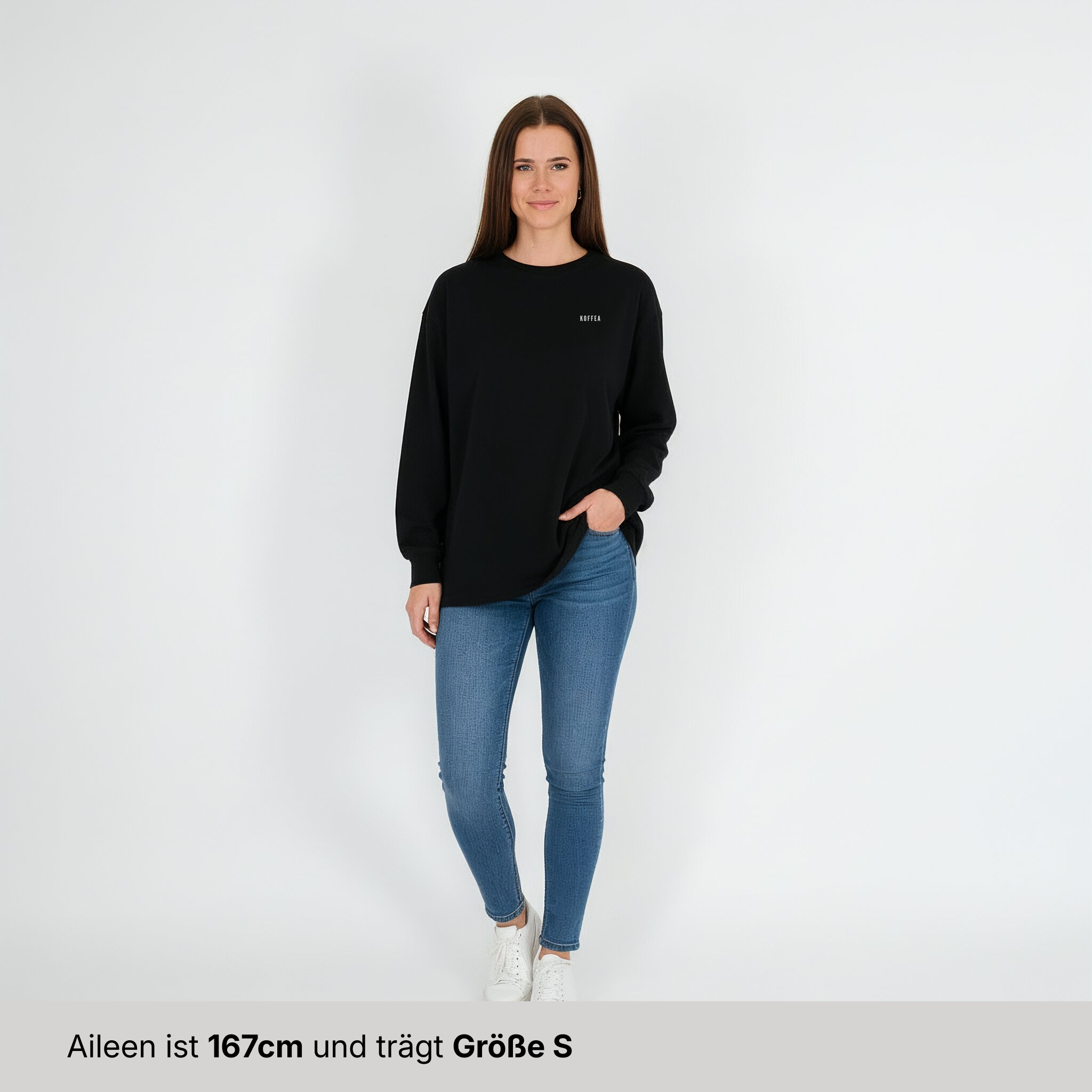 Oversize Longsleeve "I Wanted Coffee"