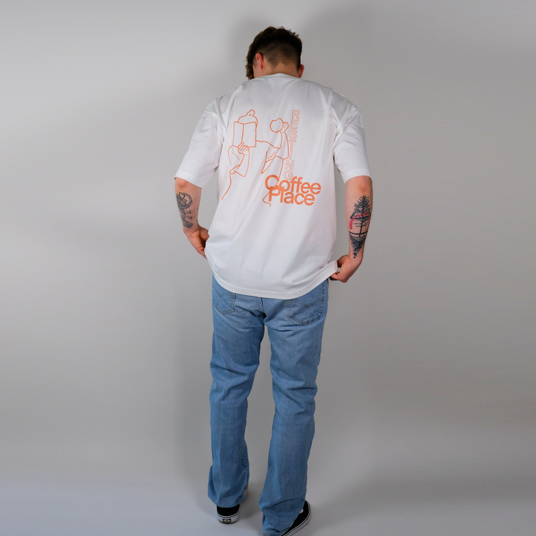 RESTING COFFEE PLACE - Unisex Oversize T-Shirt