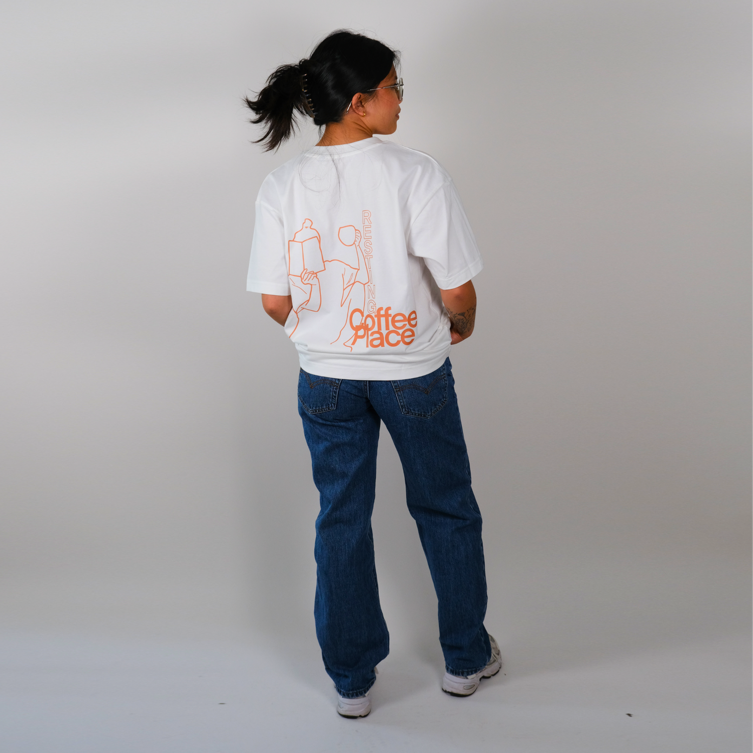 RESTING COFFEE PLACE - Unisex Oversize T-Shirt