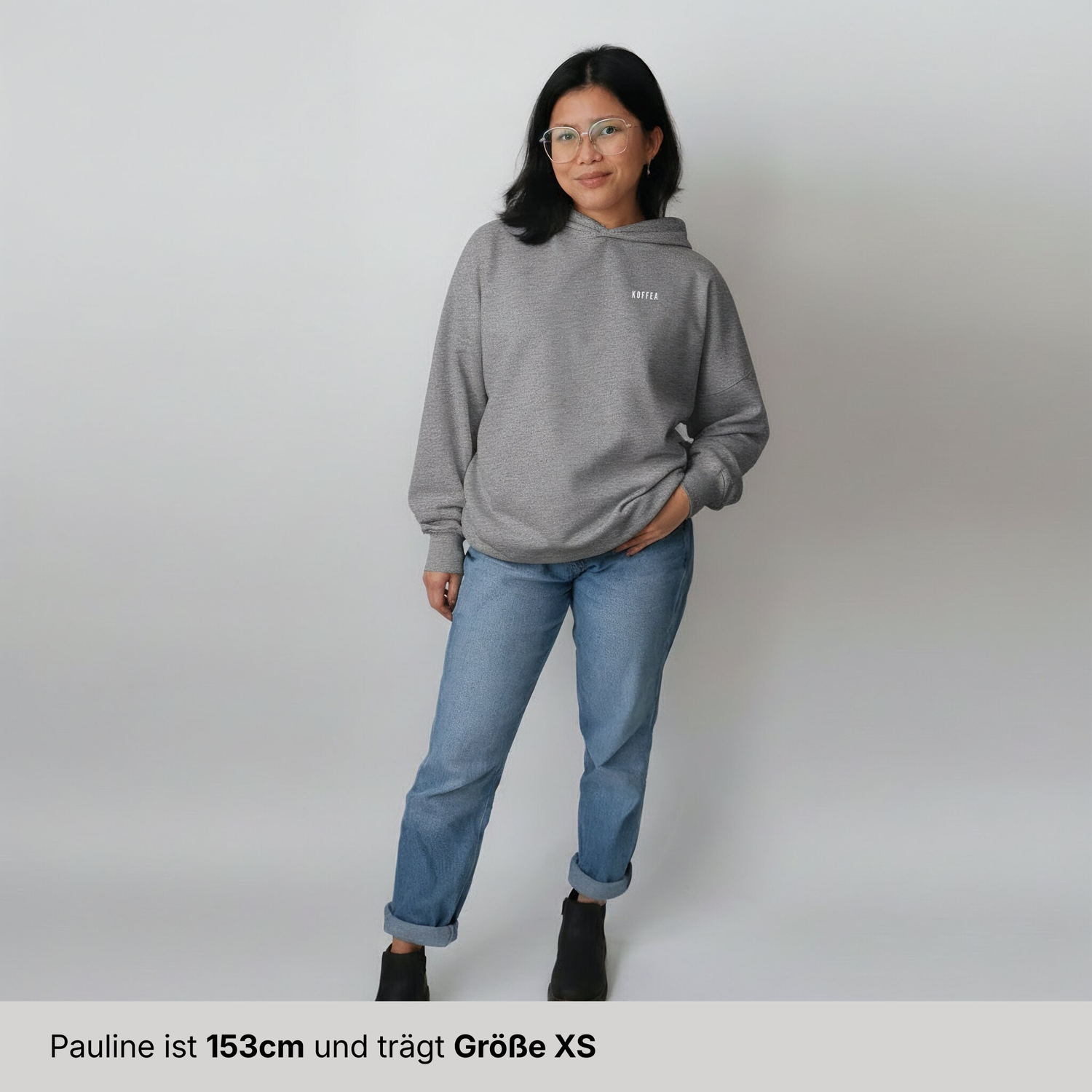 Oversize Hoodie "Coffee Letter"