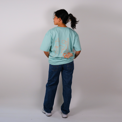 RESTING COFFEE PLACE - Unisex Oversize T-Shirt