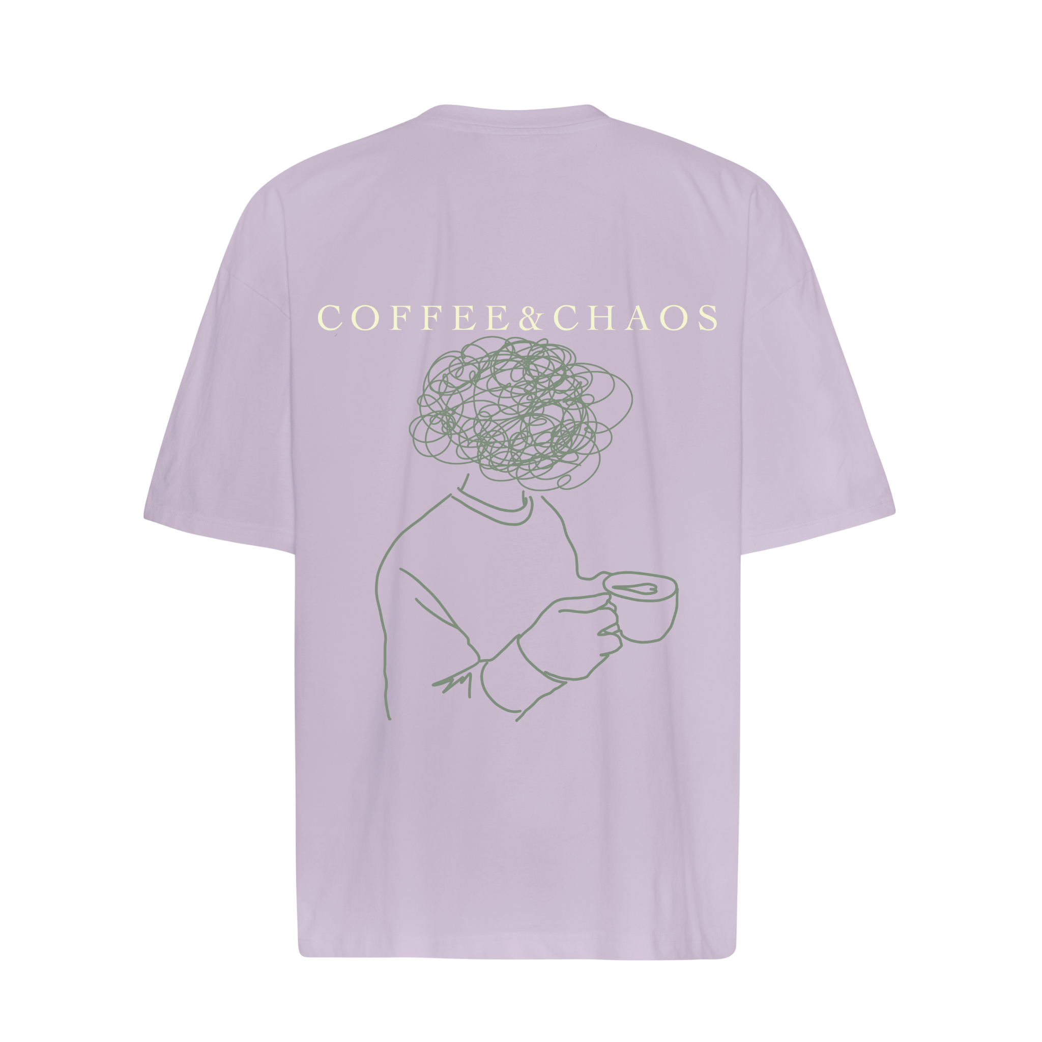 Oversize Shirt "Coffee &amp; Chaos"