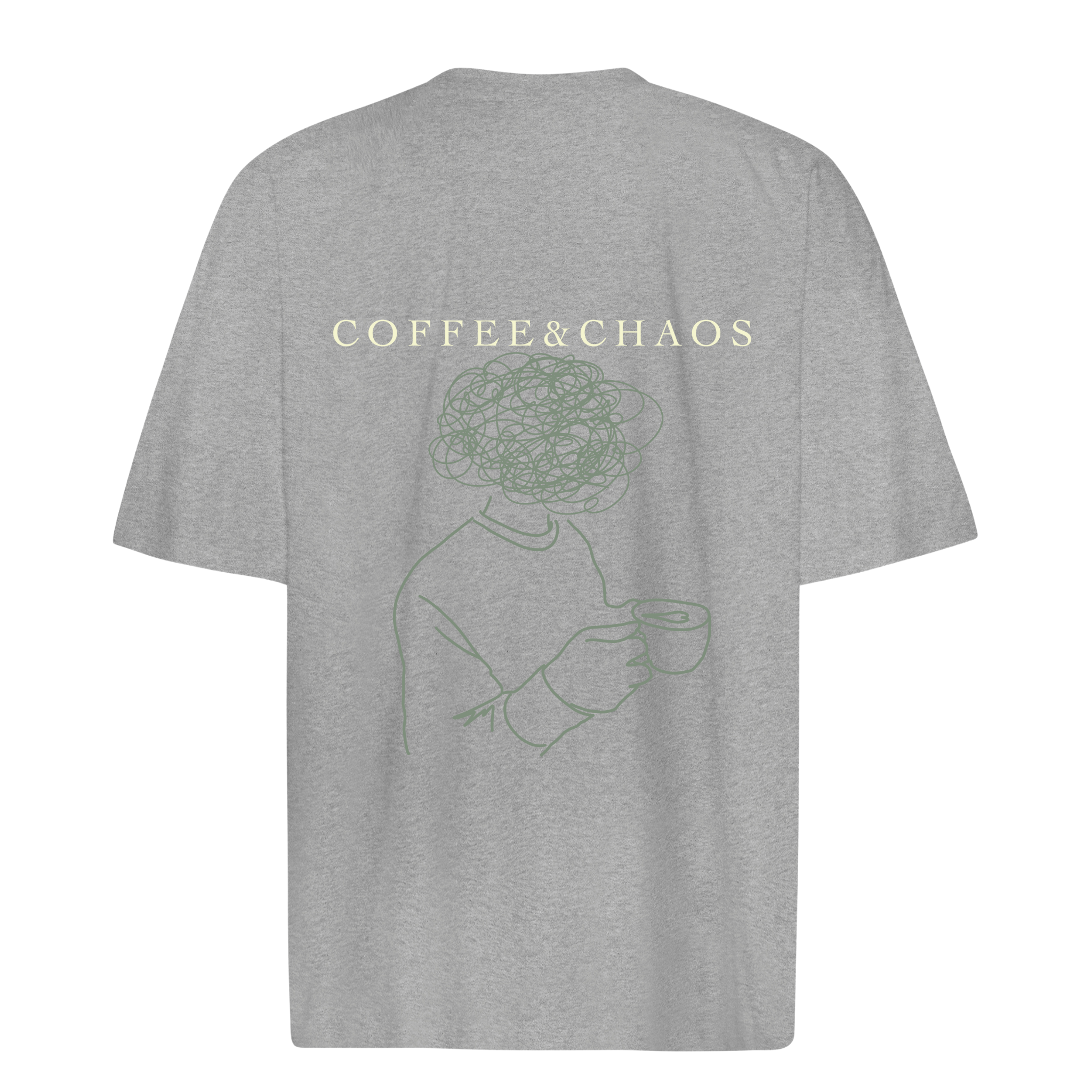 Oversize Shirt "Coffee &amp; Chaos"