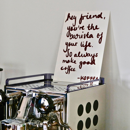 COFFEE LETTER - Poster