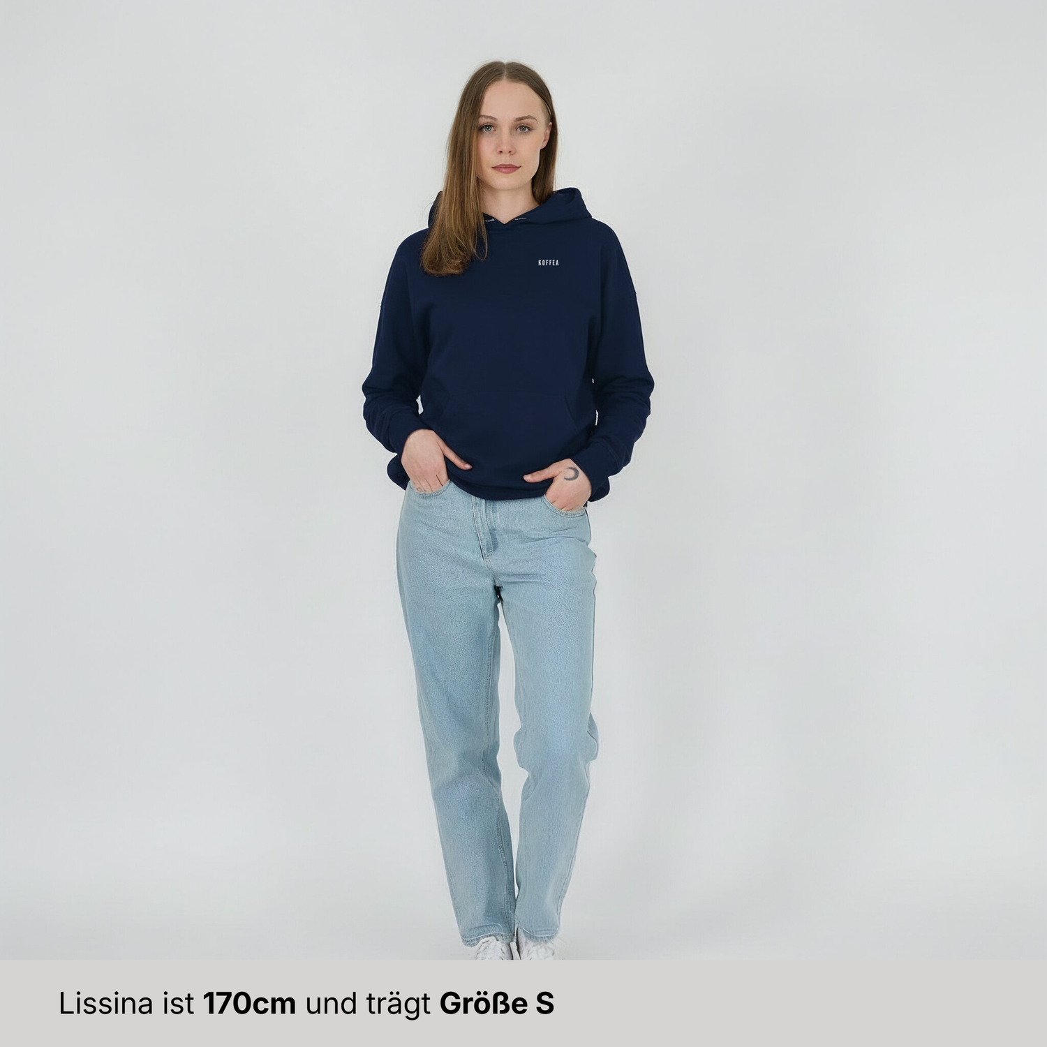 Oversize Hoodie "Just Coffeeing"