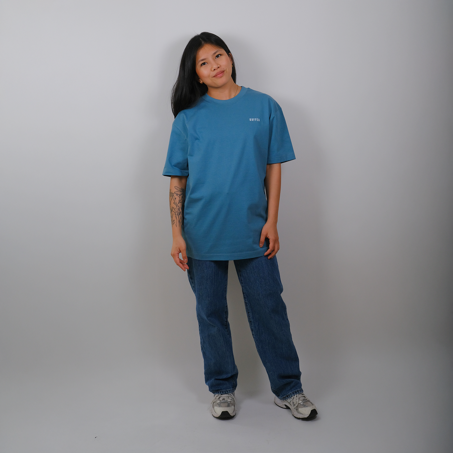 Unisex Oversize Shirt &quot;Feierabendkaffee&quot;