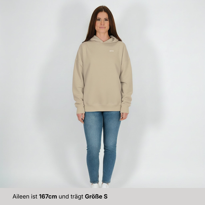Oversize Hoodie "Weil Kaffee (Green Version)"
