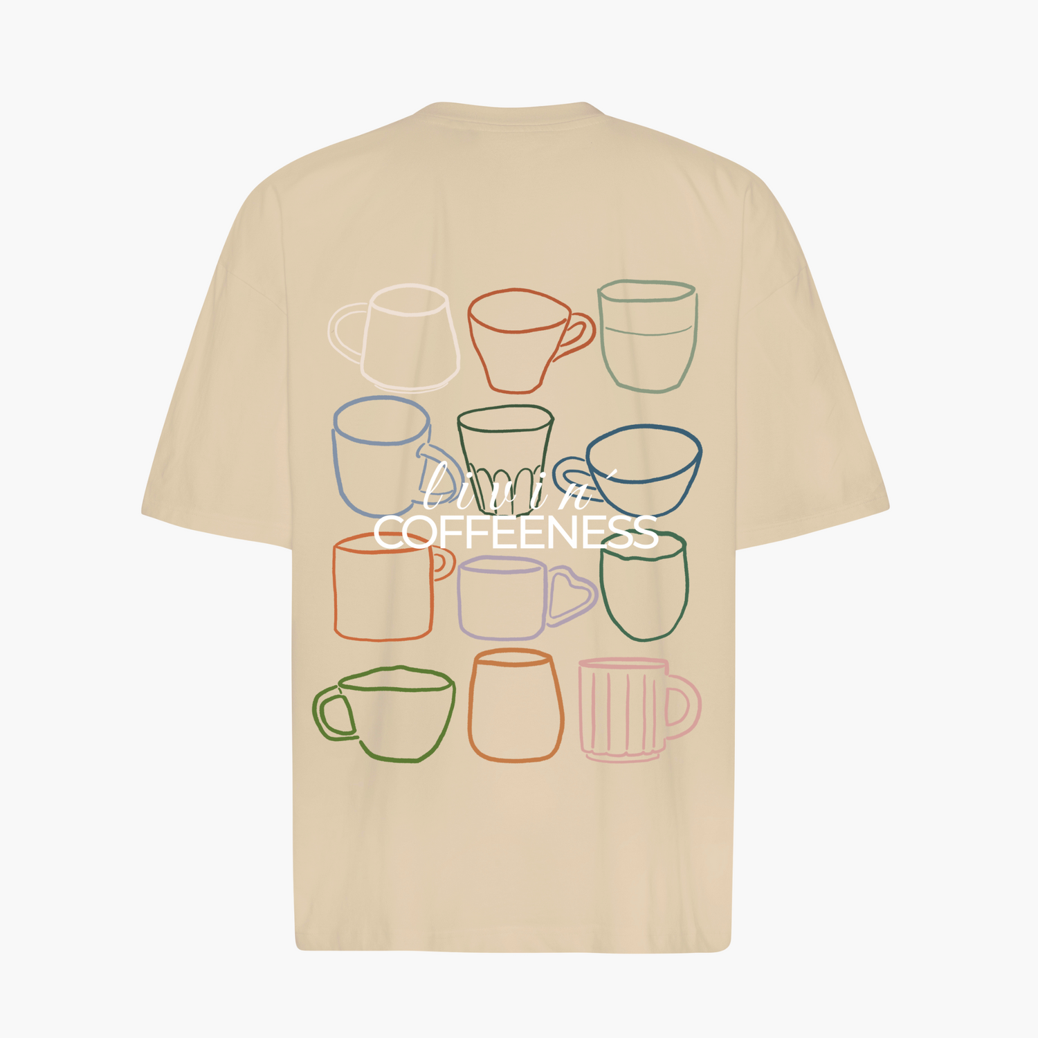 Einzelpiece - Oversize Shirt - "Livin Coffeeness"