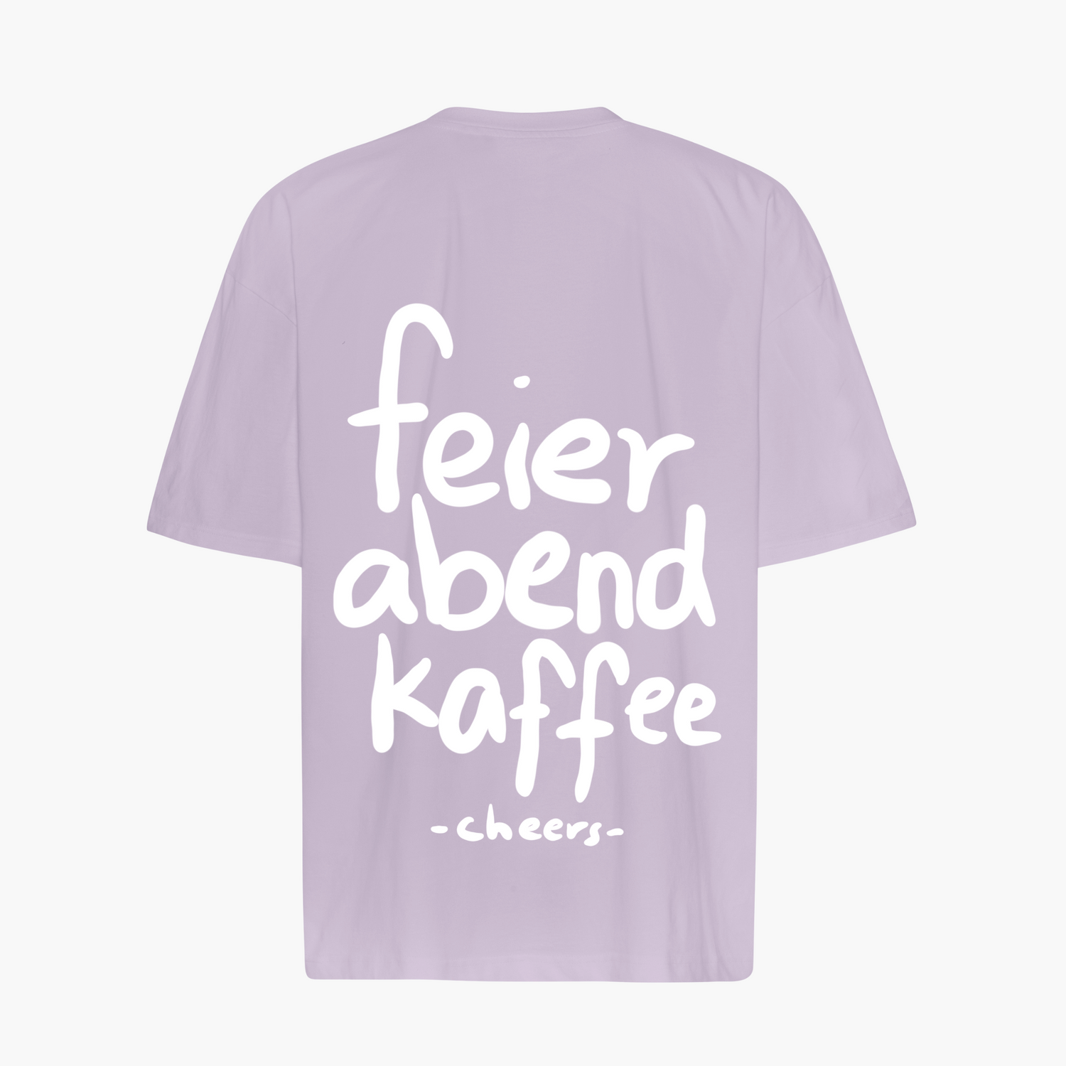 Einzelpiece - Oversize Shirt - "Feierabendkaffee" Dusty Purple